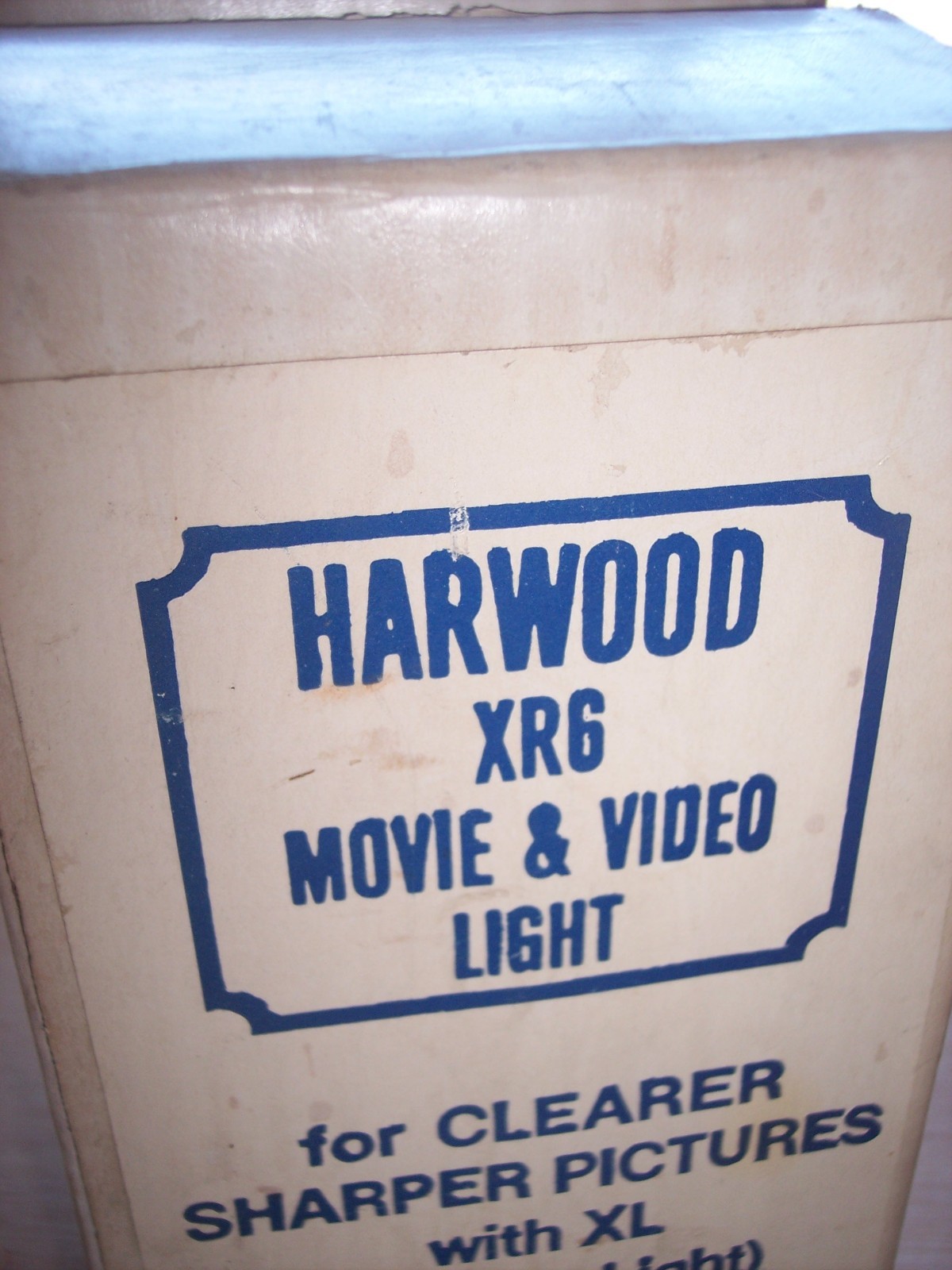 Vintage Harwood XR6 Movie & Video Light Excellent Working condition with manual