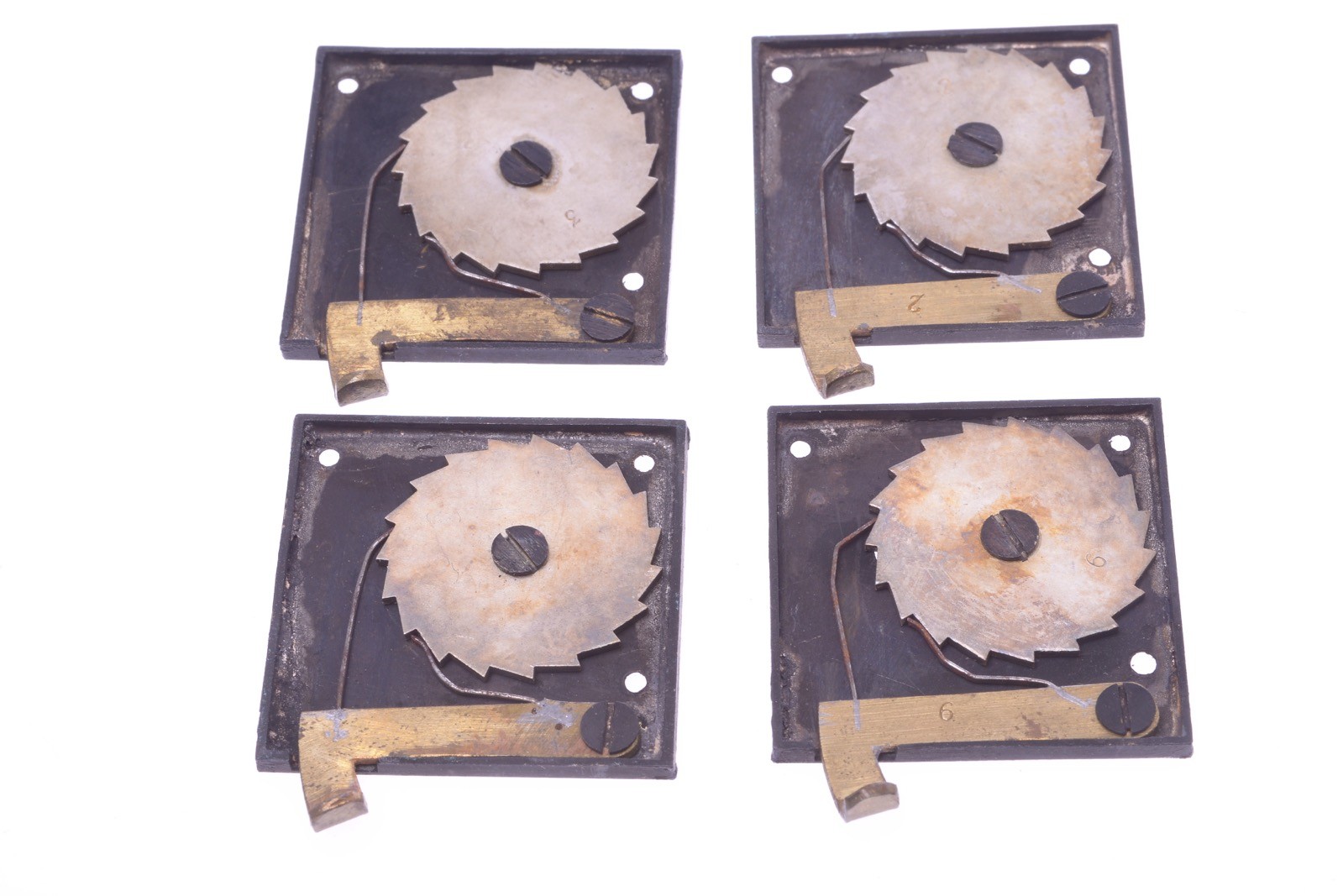 ✅ 1 ANTIQUE GLASS PLATE MAGAZINE HOLDER COUNTER 1-18 STEREO FRENCH