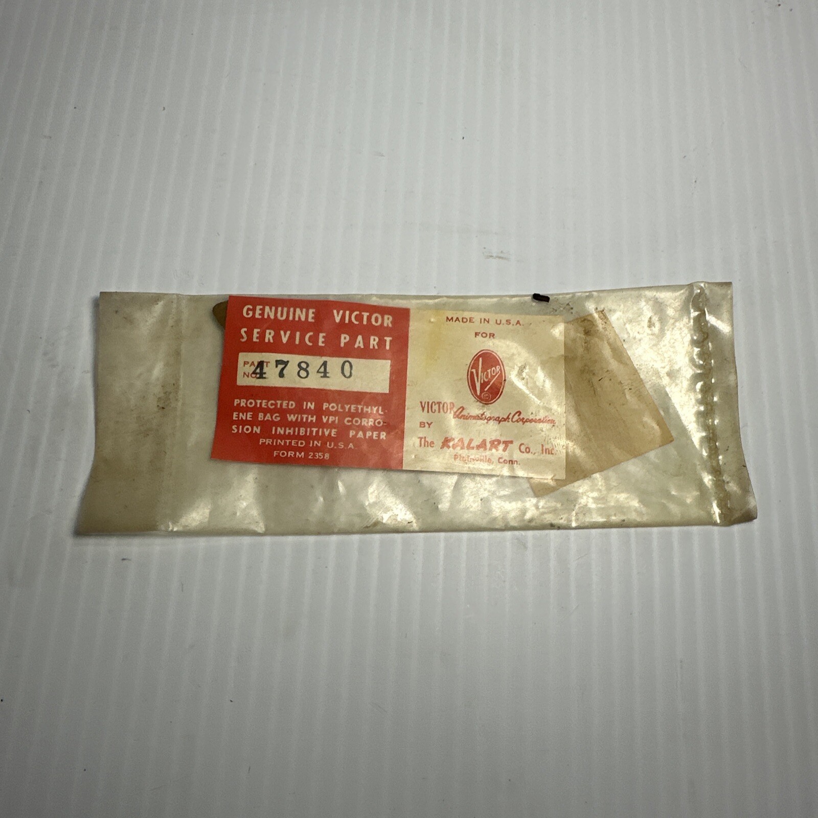 Kalart/Victor Service Part #47840 NEW