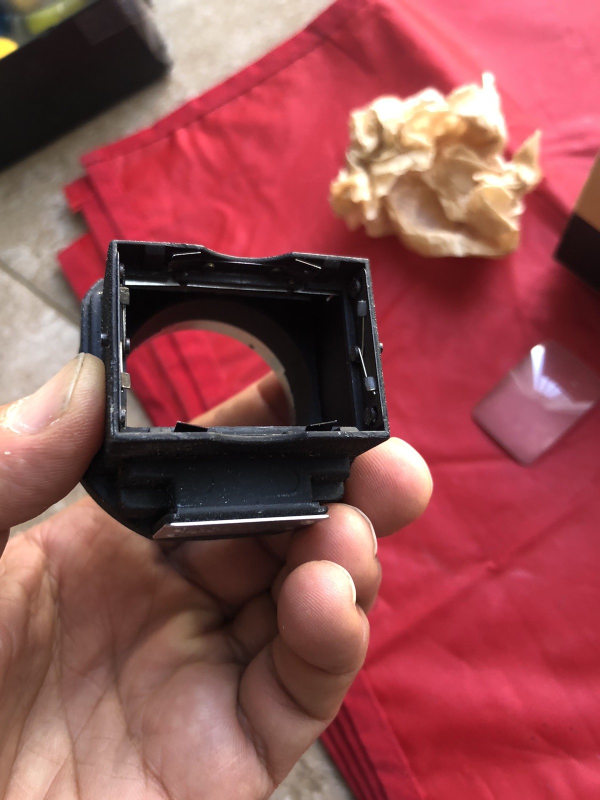Exakta Magnifier Viewfinder With Ground Glass Germany For Exakta