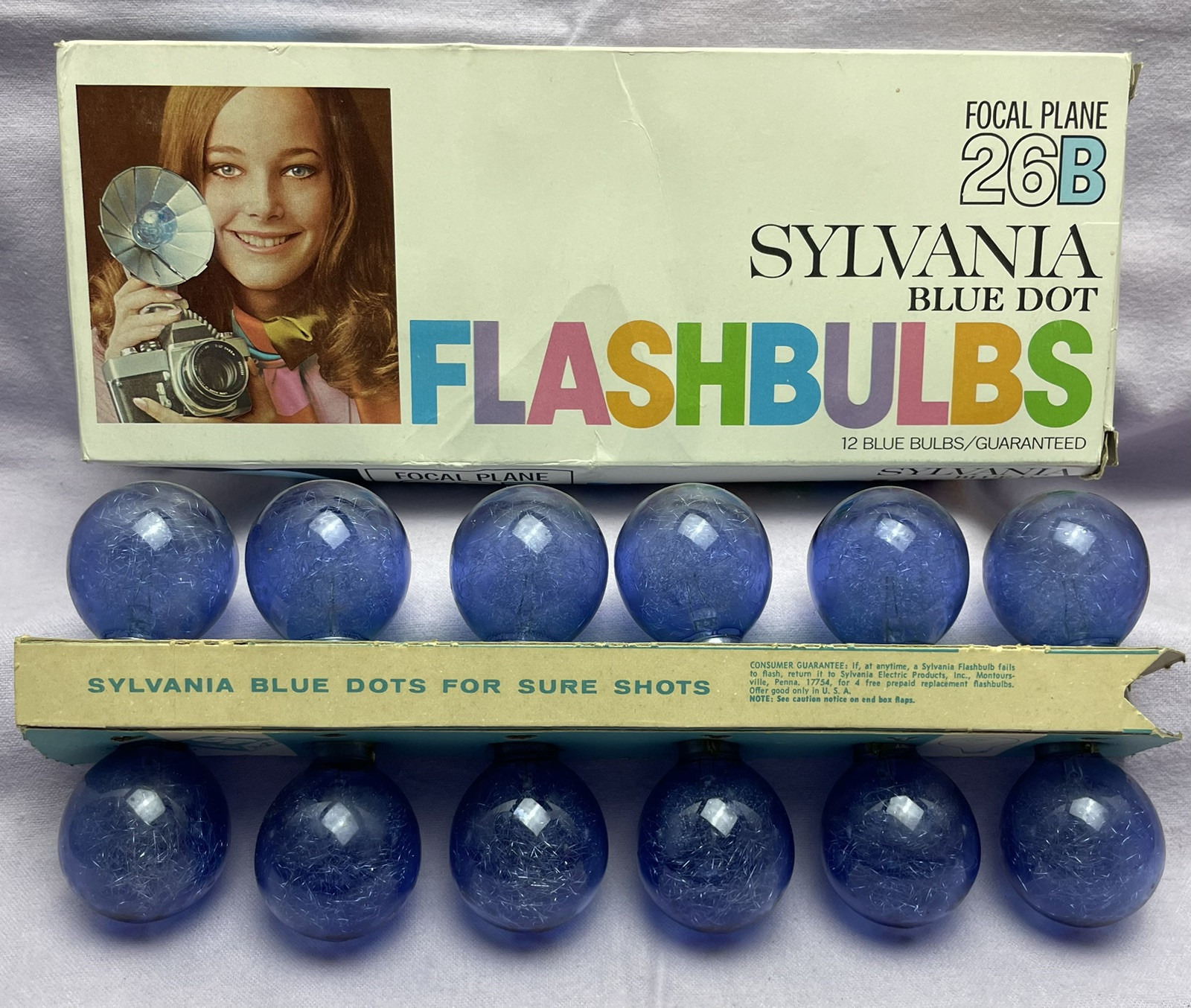 Vintage Flash Bulbs Lot , M2B, M3B, AG-1B, 26B