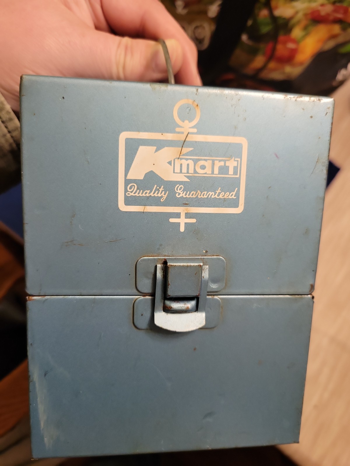 Vintage Kmart Metal Reel Storage Film Case Box