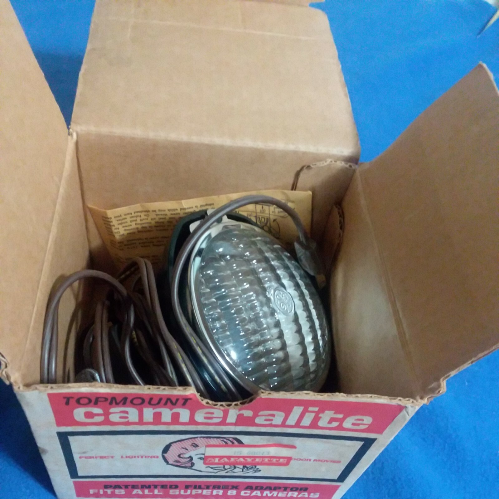 Vintage Acme Lite Top mount Cameralite light Super 8 model 91 DWA – TESTED