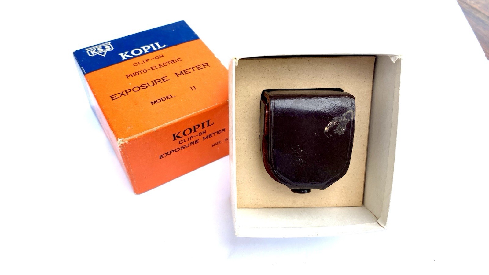 Vintage Kopil Clip-on Photo-electric Exposure Meter for Rangefinder Cameras #2