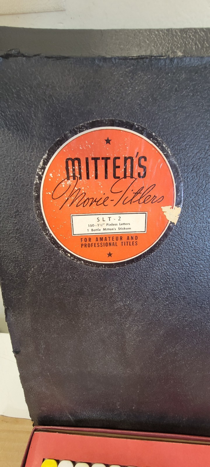 Vintage Mittens Professional Movie Titlers Pinless Lettering Set SLT-1