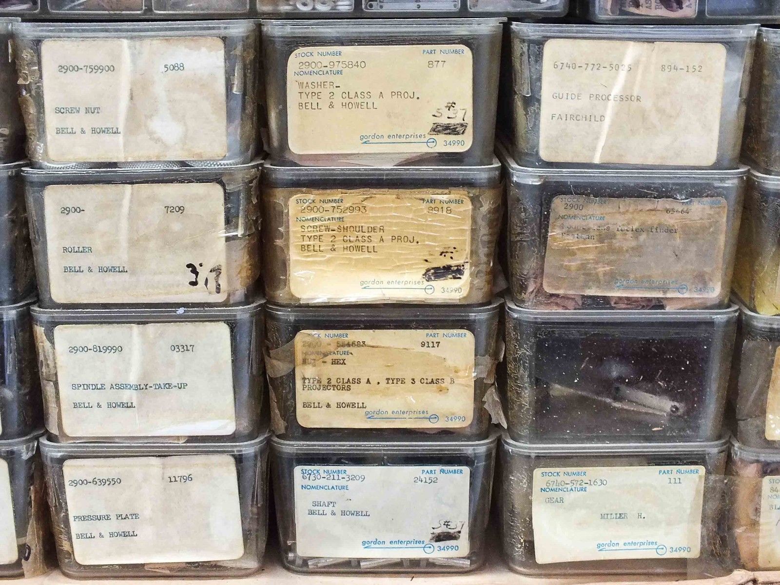 Giant Lot of Various Camera and Film Parts on Pallet – Viewlex, Fairchild, etc.