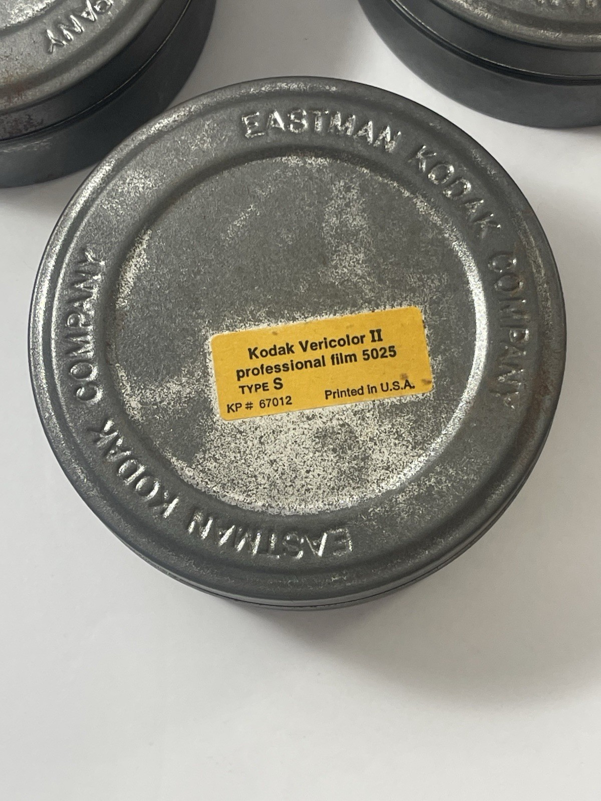 6 Vintage EASTMAN KODAK Vericolor II Professional Film 5025 Type S Tins Empty