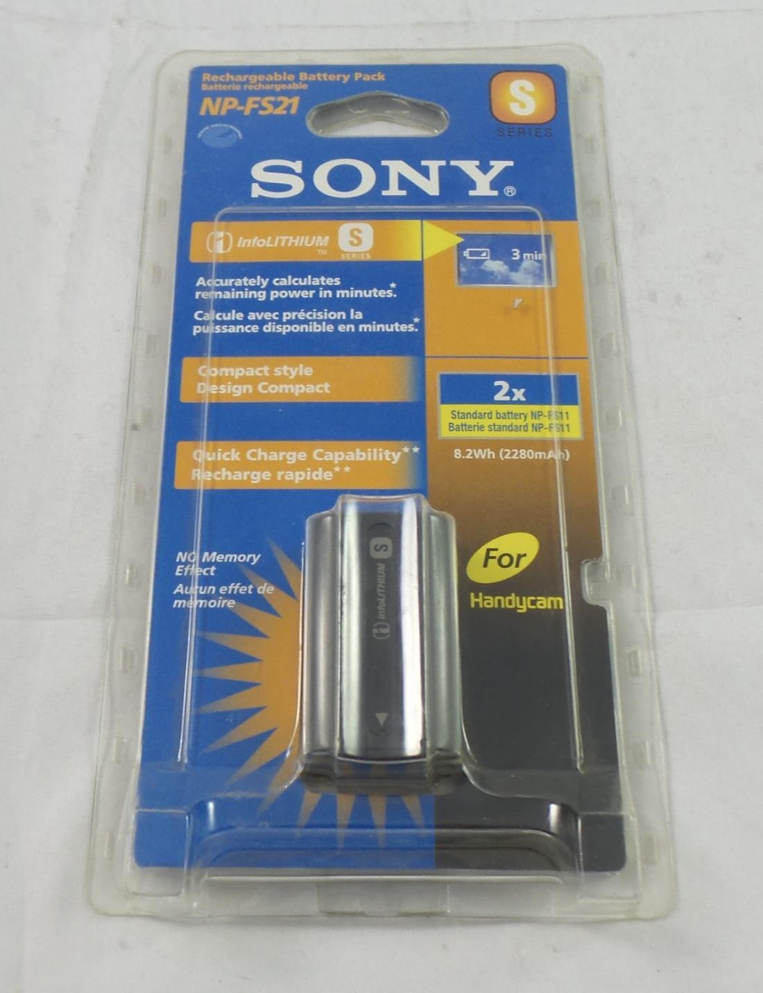 Genuine Sony InfoLithium S Series 8.2 Wh Battery for DCR-PC1/PC4/PC5 (NP-FS21)