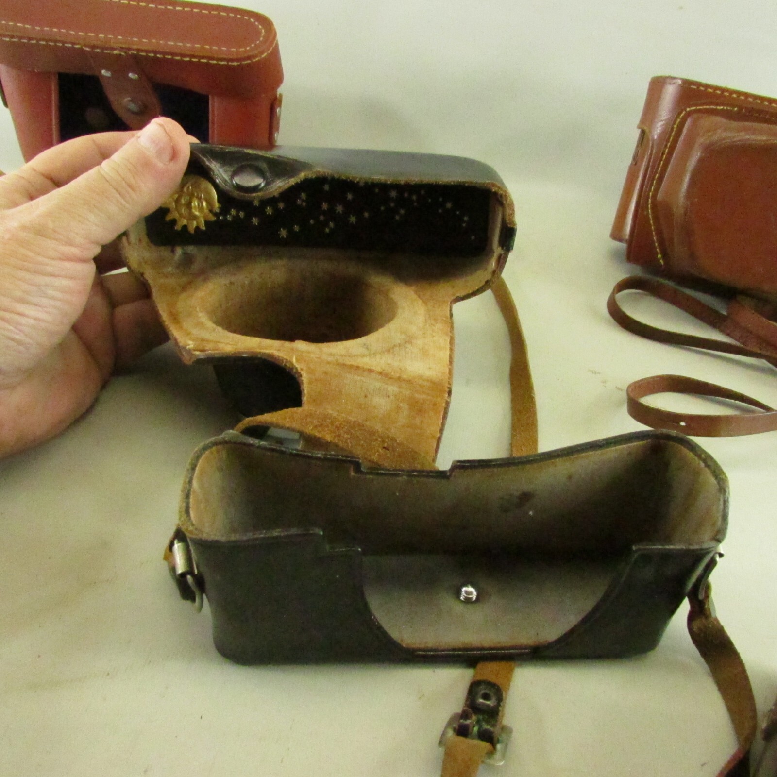 Lot of 4 Vintage Photo Camera Cases