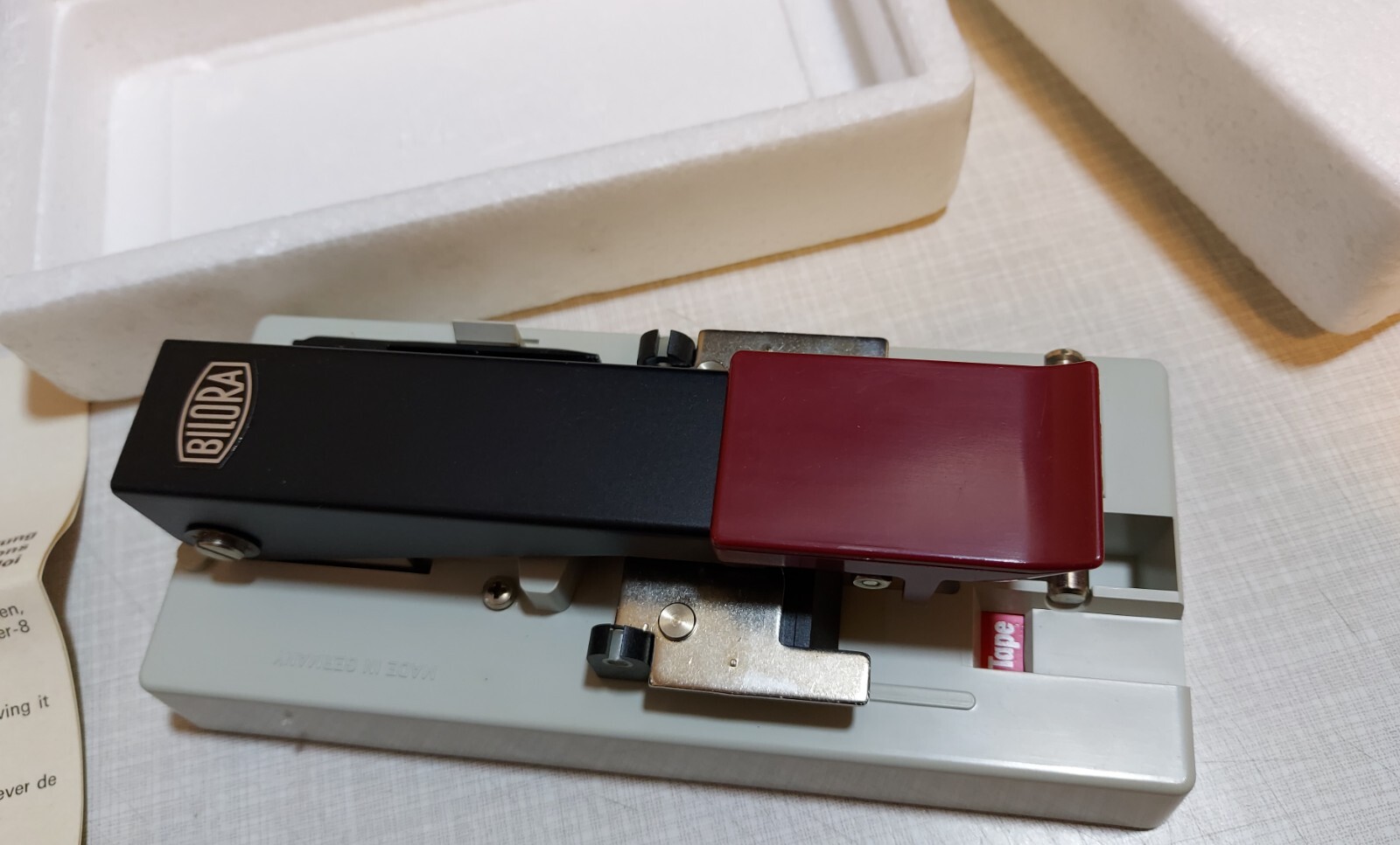 📽 VINTAGE NIB BILORA SUPER 8mm 808 DRY FILM SPLICER W. GERMANY