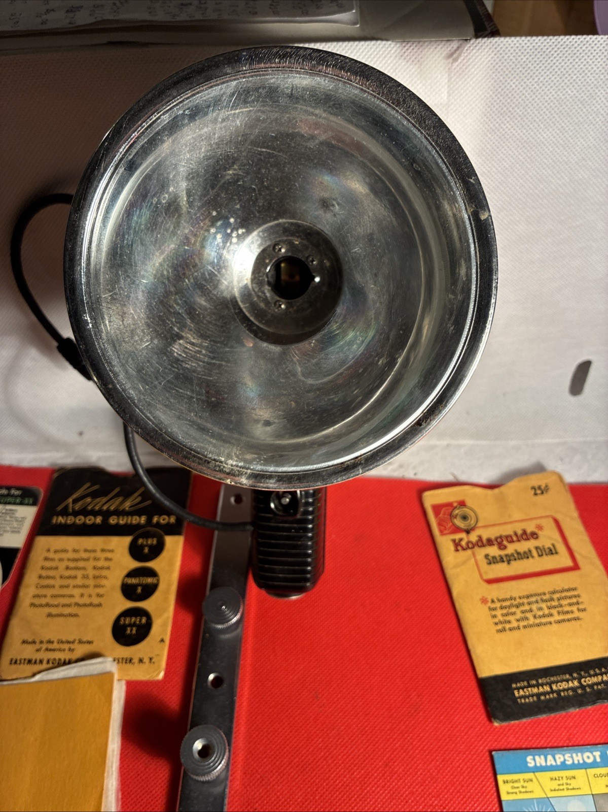 Vintage Kodak Standard Flasholder With Original Box. With Accessories No. 92F
