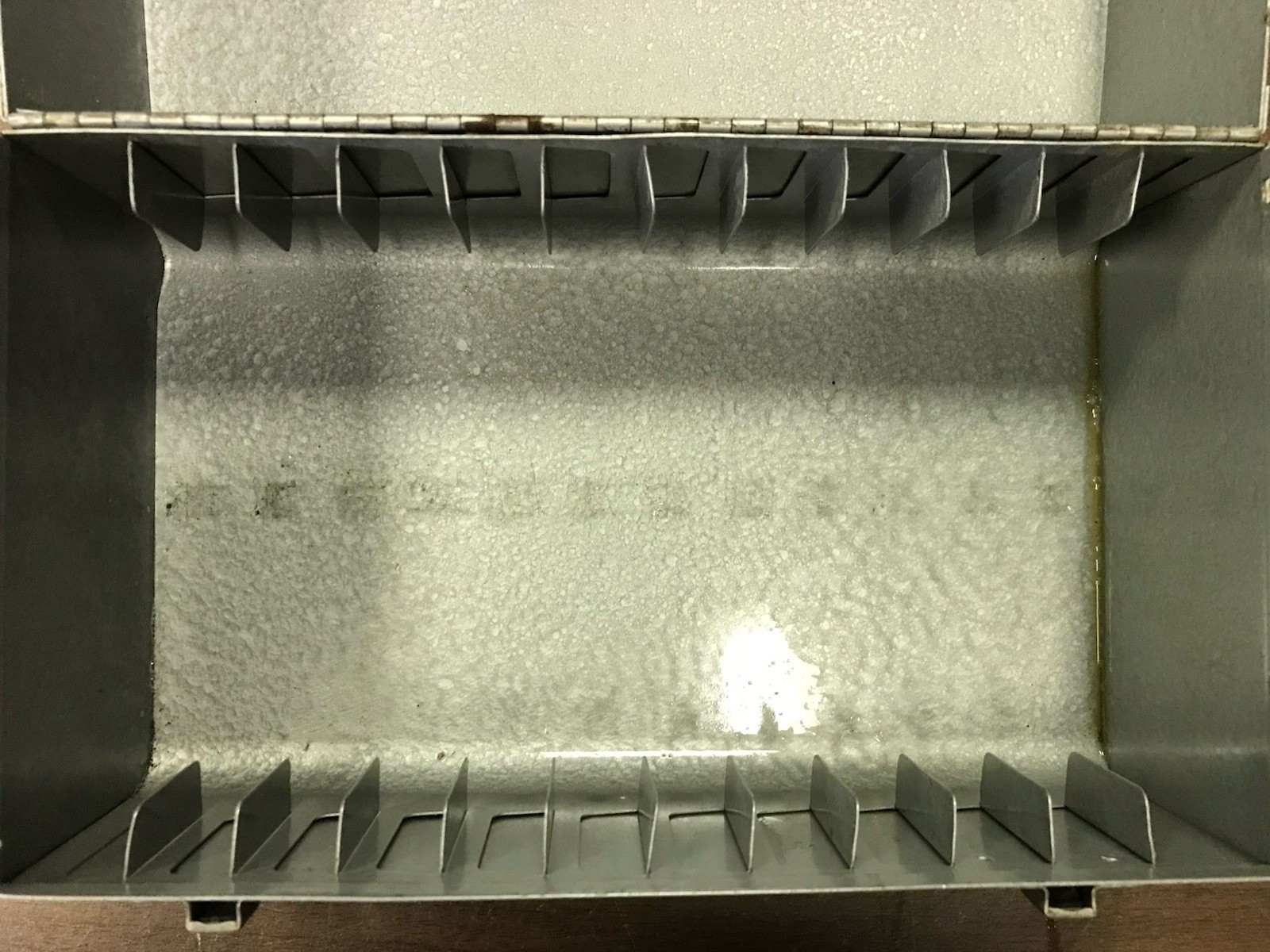 Brumberger 8mm Film Metal lCase. This Case Holds Twelve 6 Inch Reels.