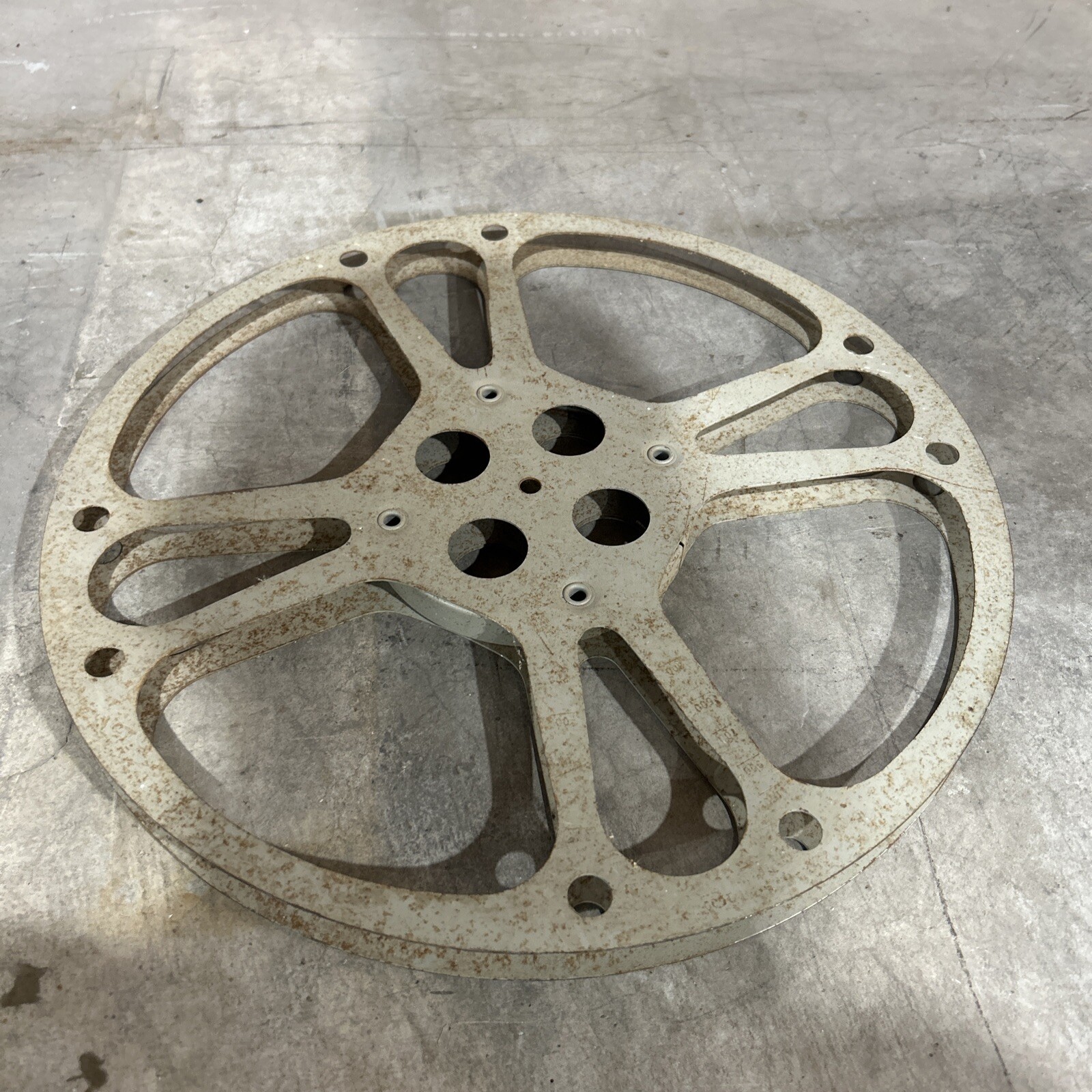 Large Vintage Movie And Slide GOLDBERG BROS Reel PAT D-1220T7 CB DENVER COLO