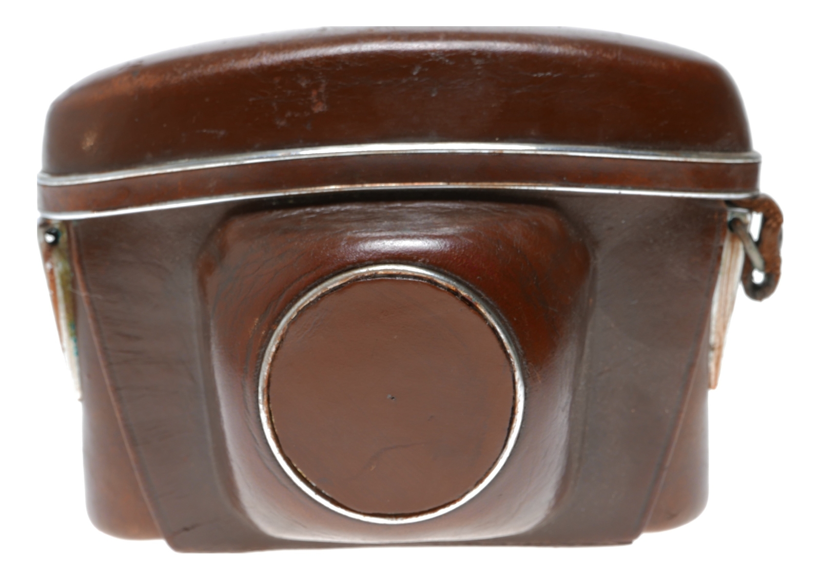 Tan Zeiss Ikon vintage film camera antique leather case in used condition