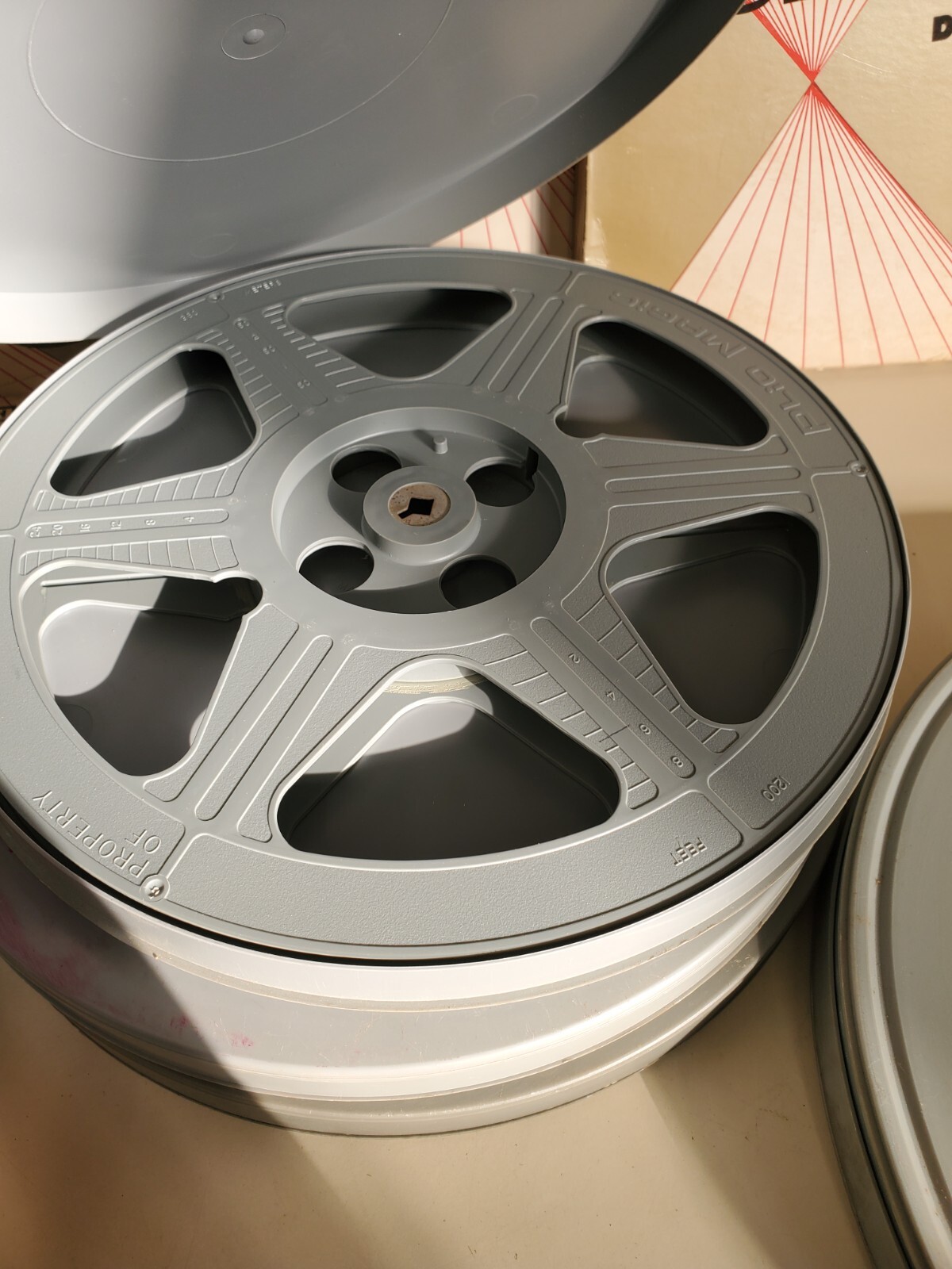 3 Goldberg 8mm Film Dustproof Can W/ Take Up Reel, 4 No Brand, Etc.