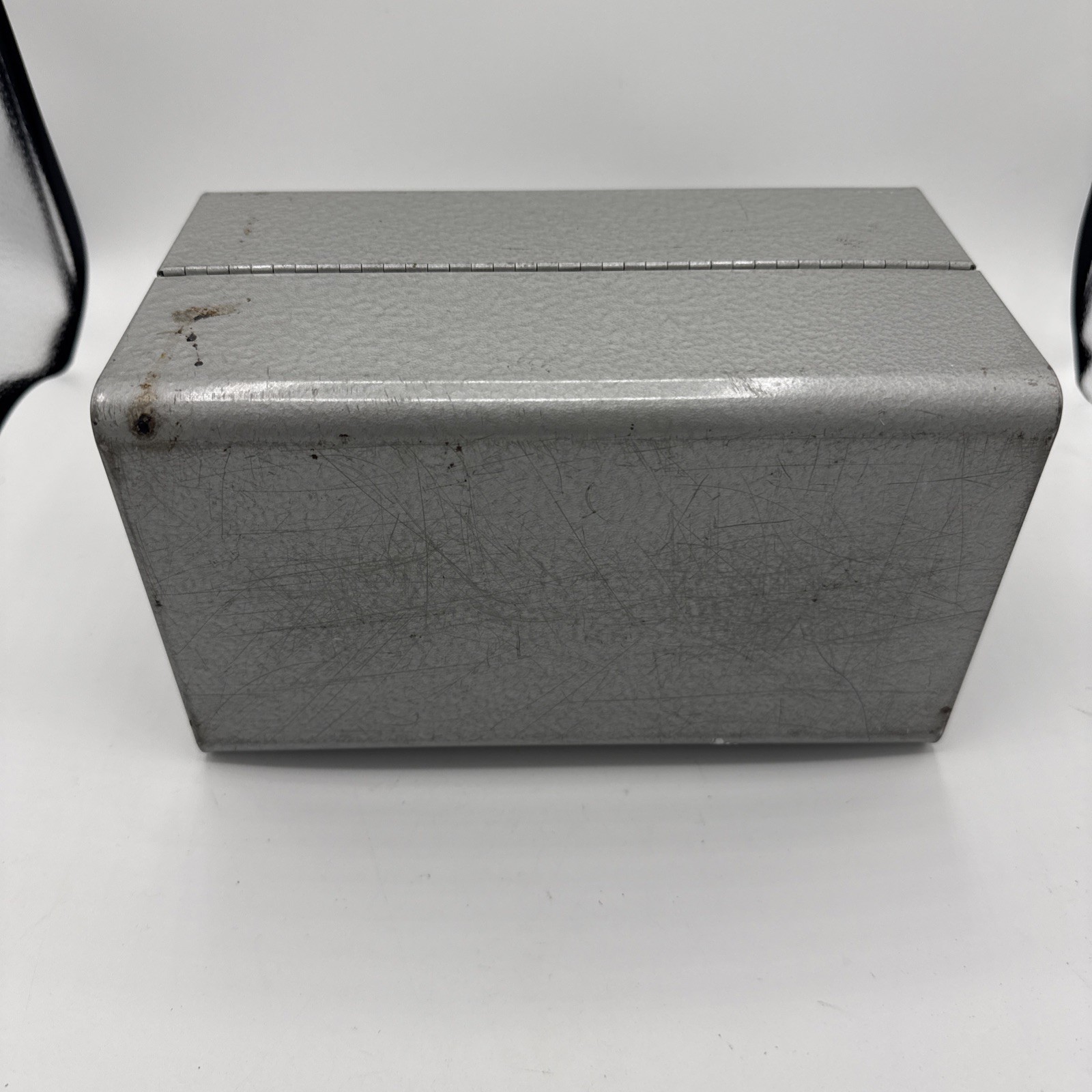Brumberger Vintage Metal Film Can Storage Case Box with 3 – 5″ Reels W/ Tins