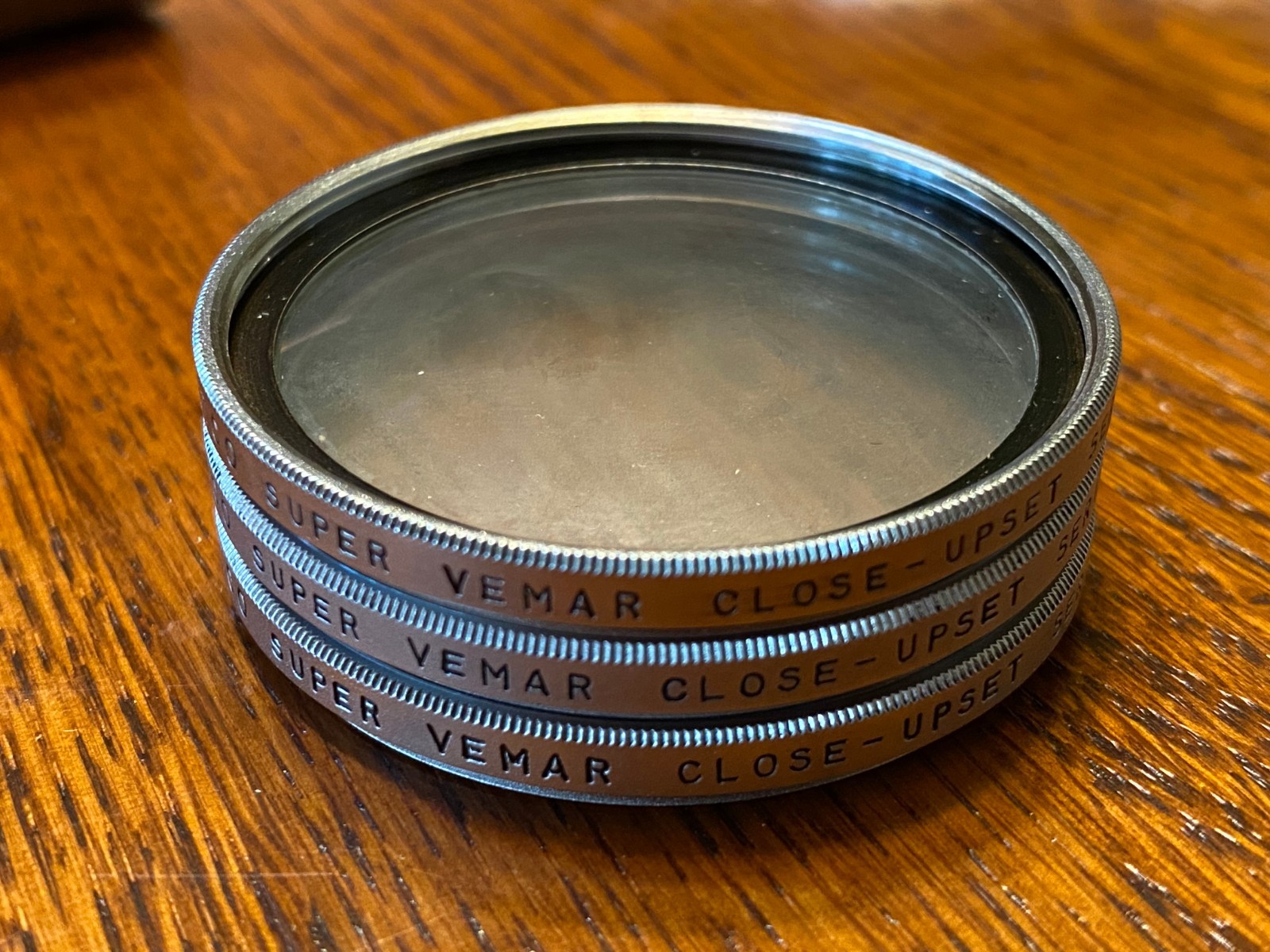 Vintage Bittco Close-Upset Series 6 Vemar Coated Filter Set w/ Case