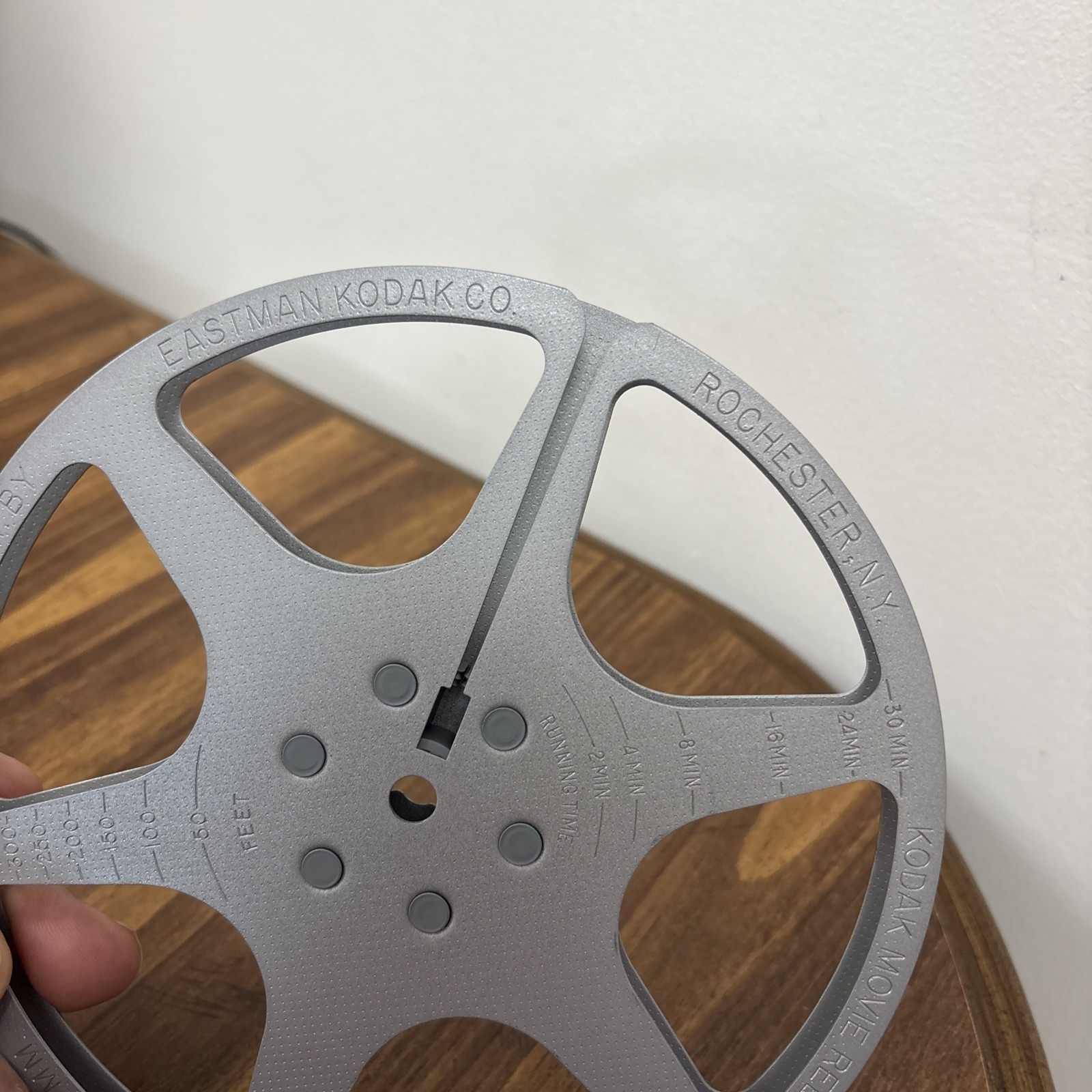 Eastman Kodak Co. Metal 8mm 7″ Movie Reel With Film Canister