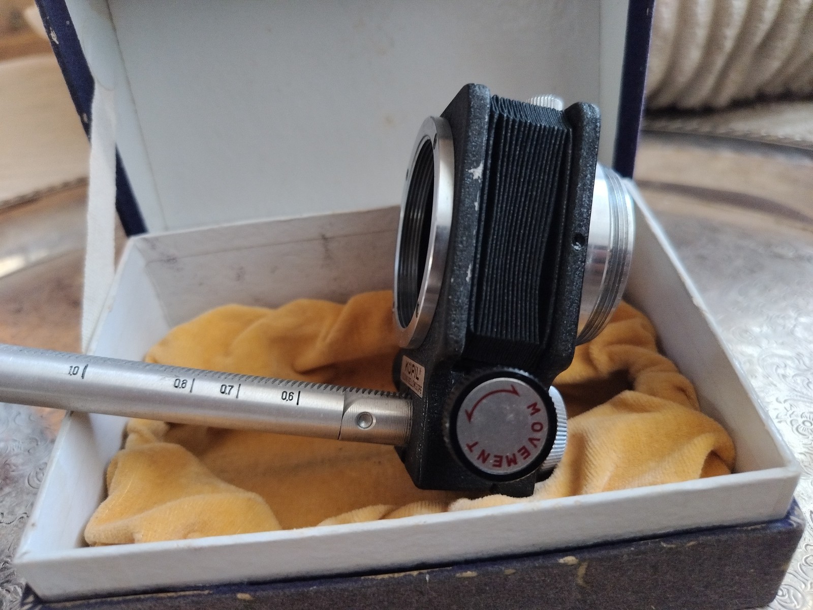 Vintage KSS Kopil Folding Bellowscope for Contax-S Pentacon
