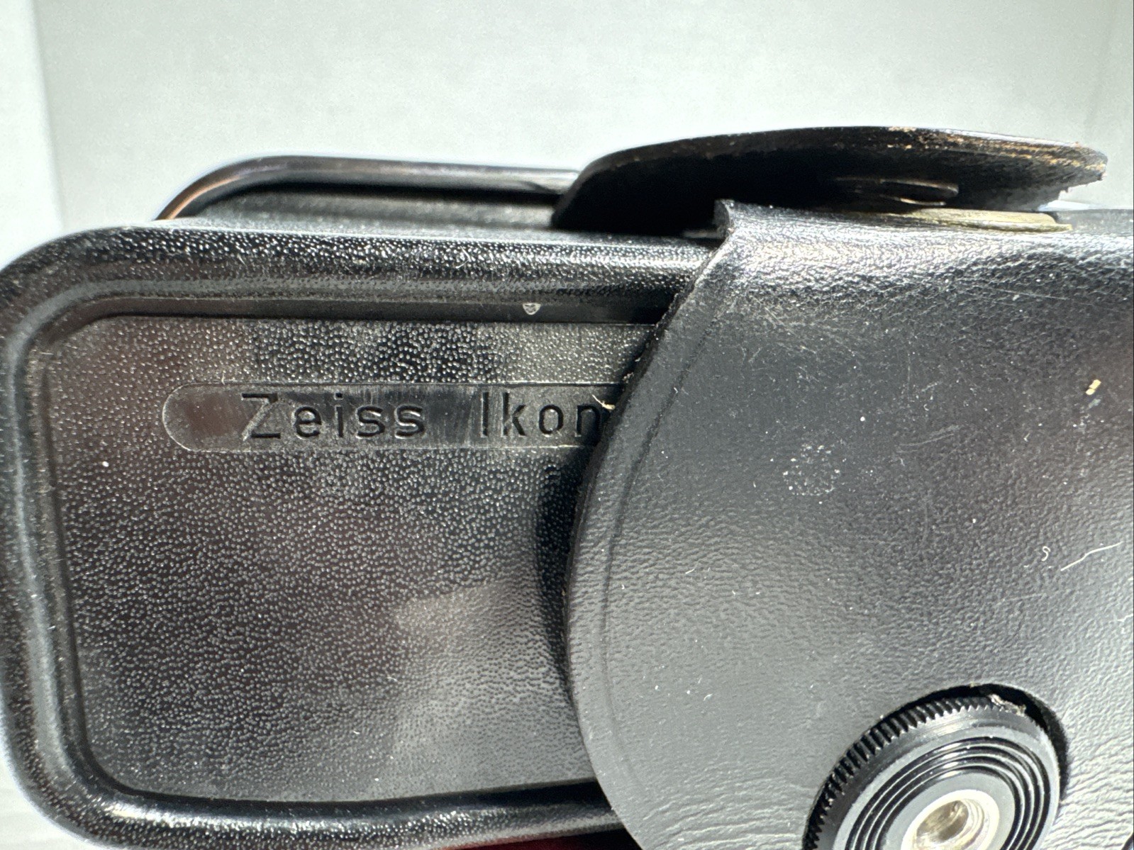Zeiss Ikon Voigtlander Contaflex 126 Leather Camera Case Only NO CAMERA Blk