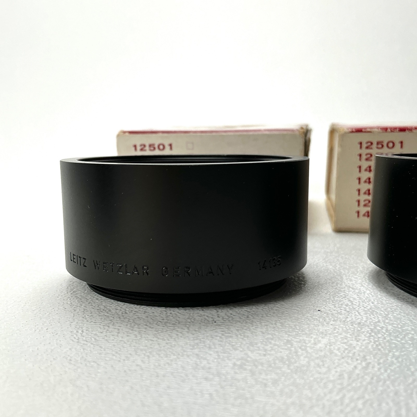 Leitz Wetzlar Extension Tube Set 14134 14135 14158 Vintage Leica Lens Equipment