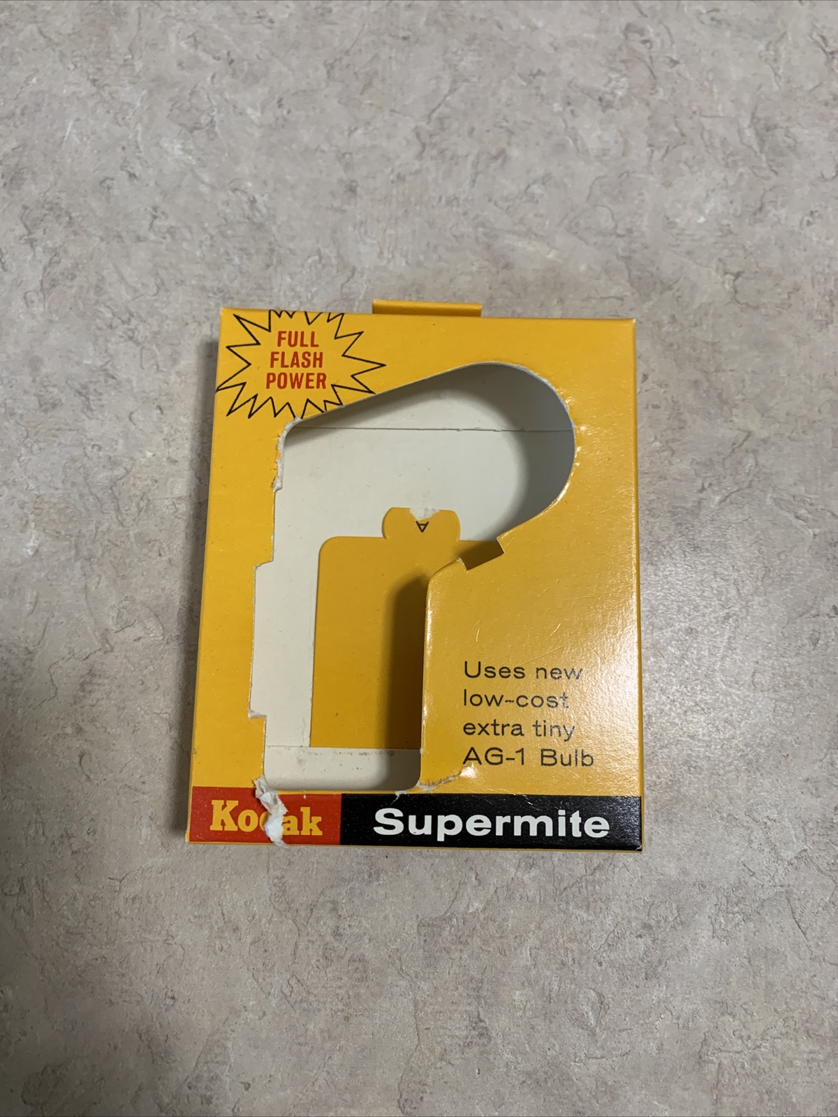 Vintage Kodak Supermite Flasholder with Box