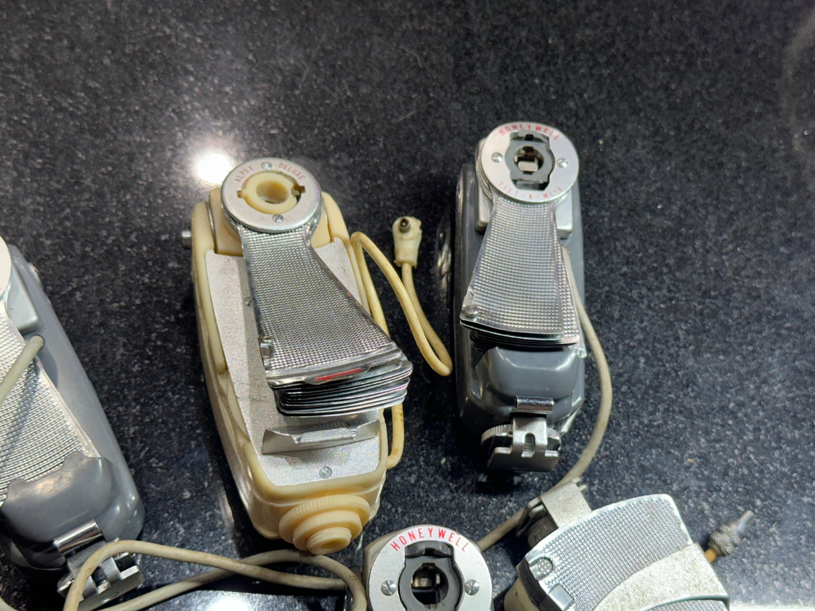 Vintage Honeywell Tilt-A-Mite Flash Lot Original Untested