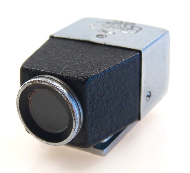 ZEISS IKON 432/3 CAMERA VIEW FINDER 2.8cm BLACK NICKEL RARE ATTACHMENT f=28mm NR