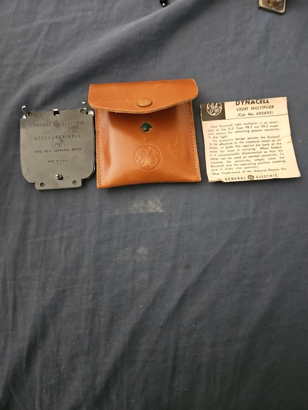 * Vintage – GE – DYNACELL – Light Multiplier – Type P 2 Exposure meter. 693×95.