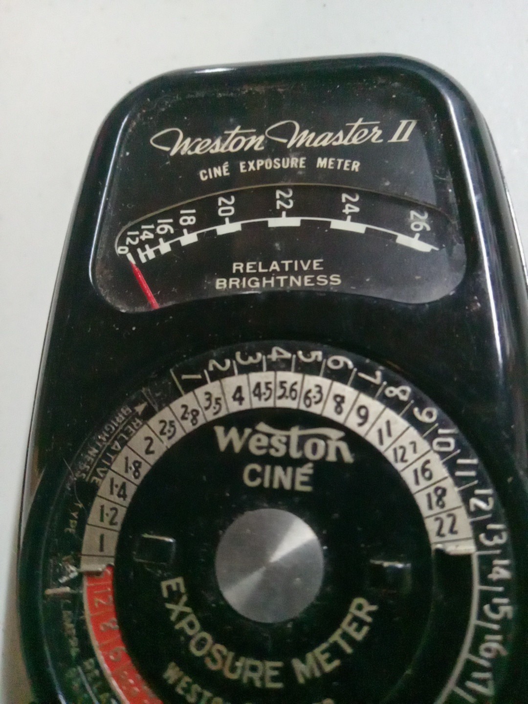 Weston Master II #736 Vintage Universal Exposure Light Meter Photo Accessory USA