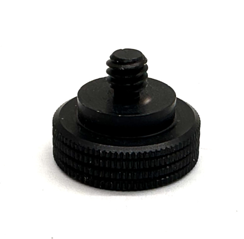 VTG 1/4 Inch Knurled Camera Mount Screw Male / Female – Machined Aluminum 1 pc