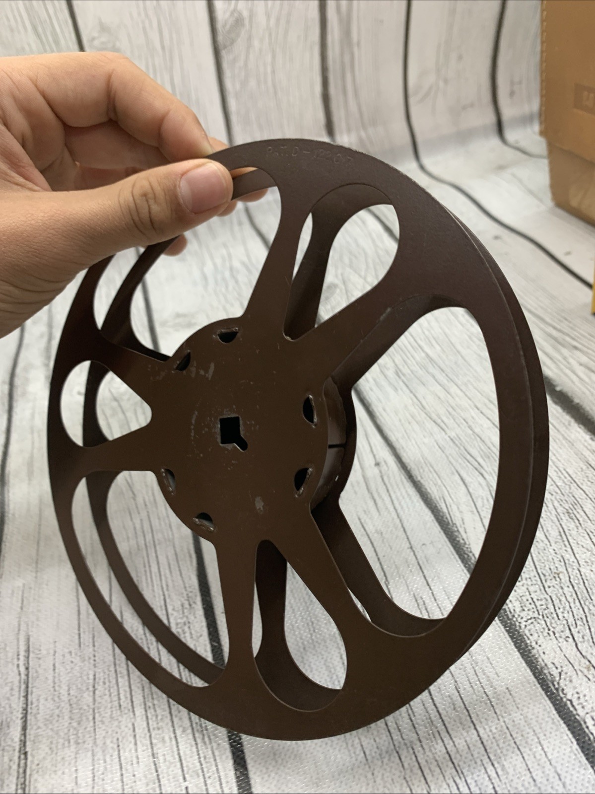 Golden Brothers Film Reel PAT 7” 122.017 Brown