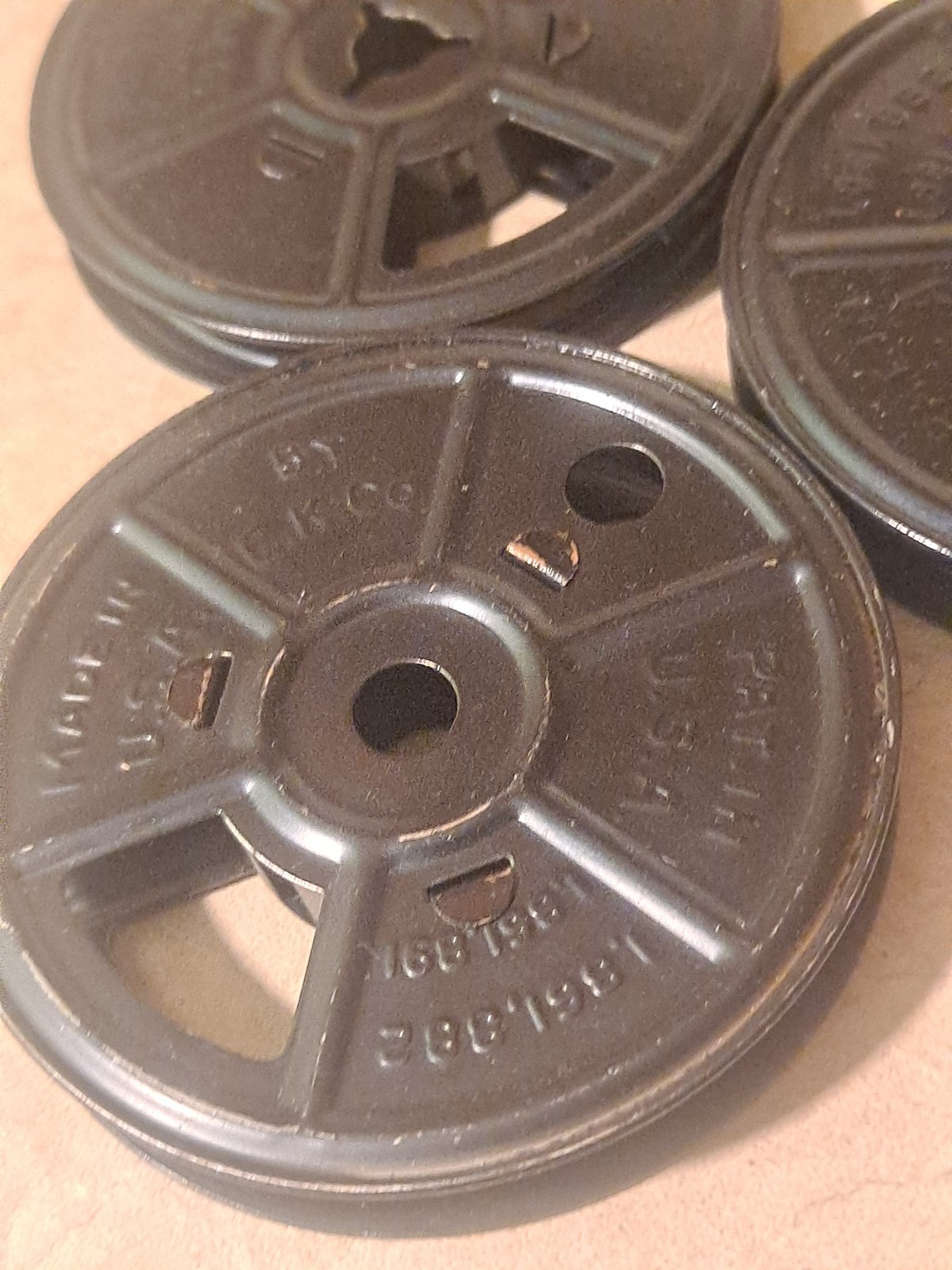 Kodak 8mm Metal 3” Film Reels, (LOT OF 5)