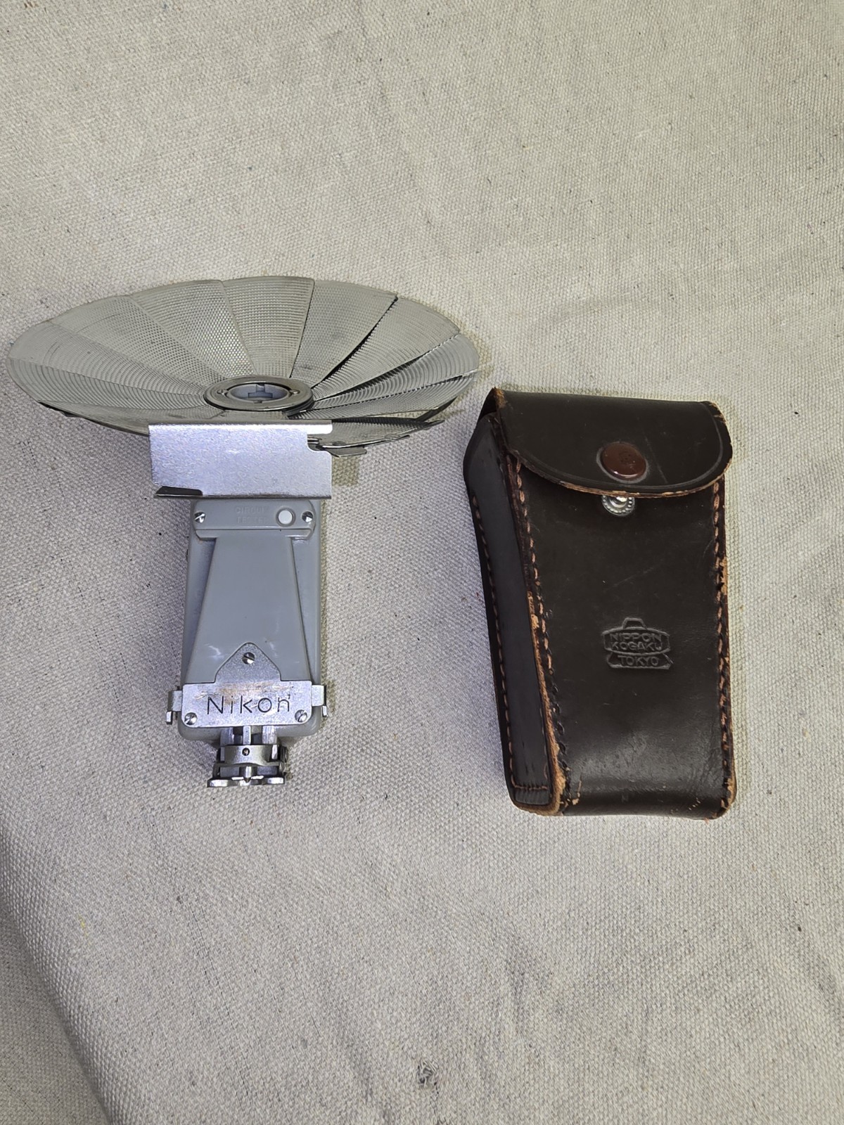 Nikon Vintage BC-5 flash unit w/case for Nikon rangefinder SP S2 S3 S4