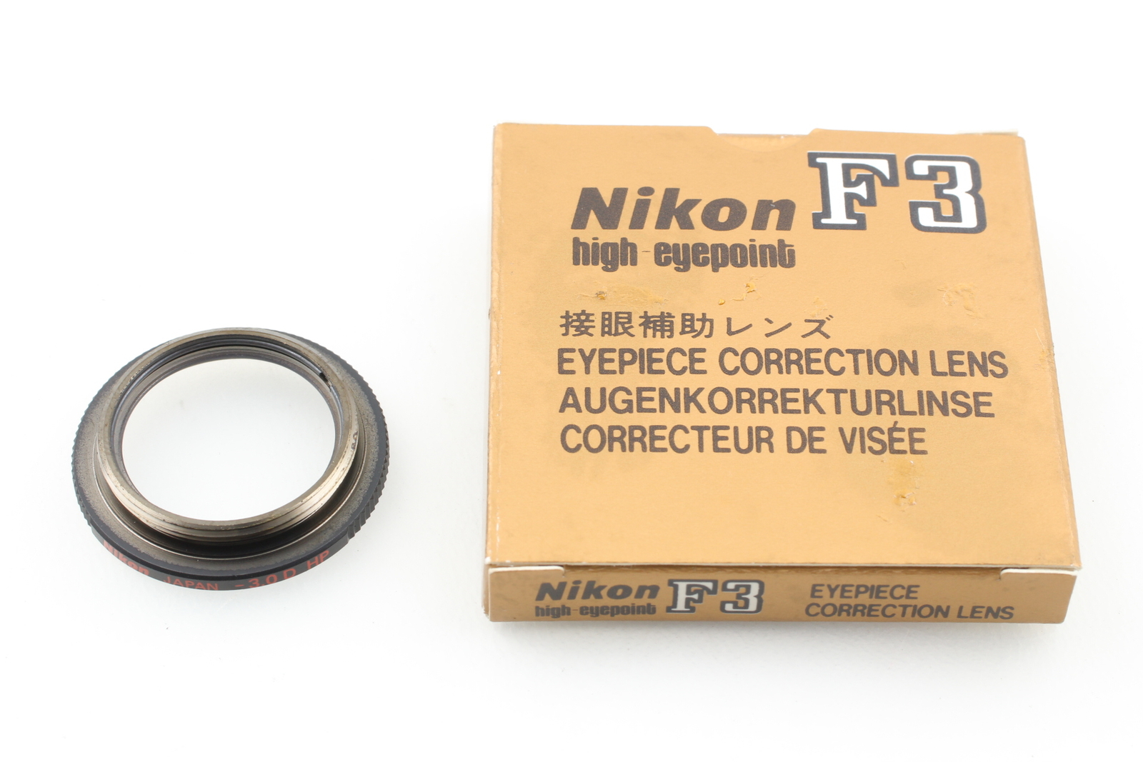 [UNUSED in Box] Nikon -3.0D F3 HP Diopter Eyepiece Correction lens From JAPAN