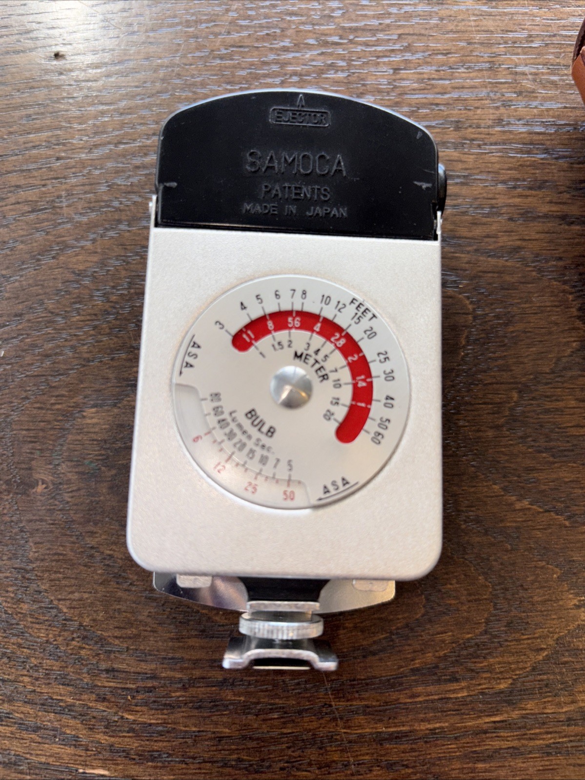 Vintage Samoca Flash Gun Fan Shade made In Japan With Case