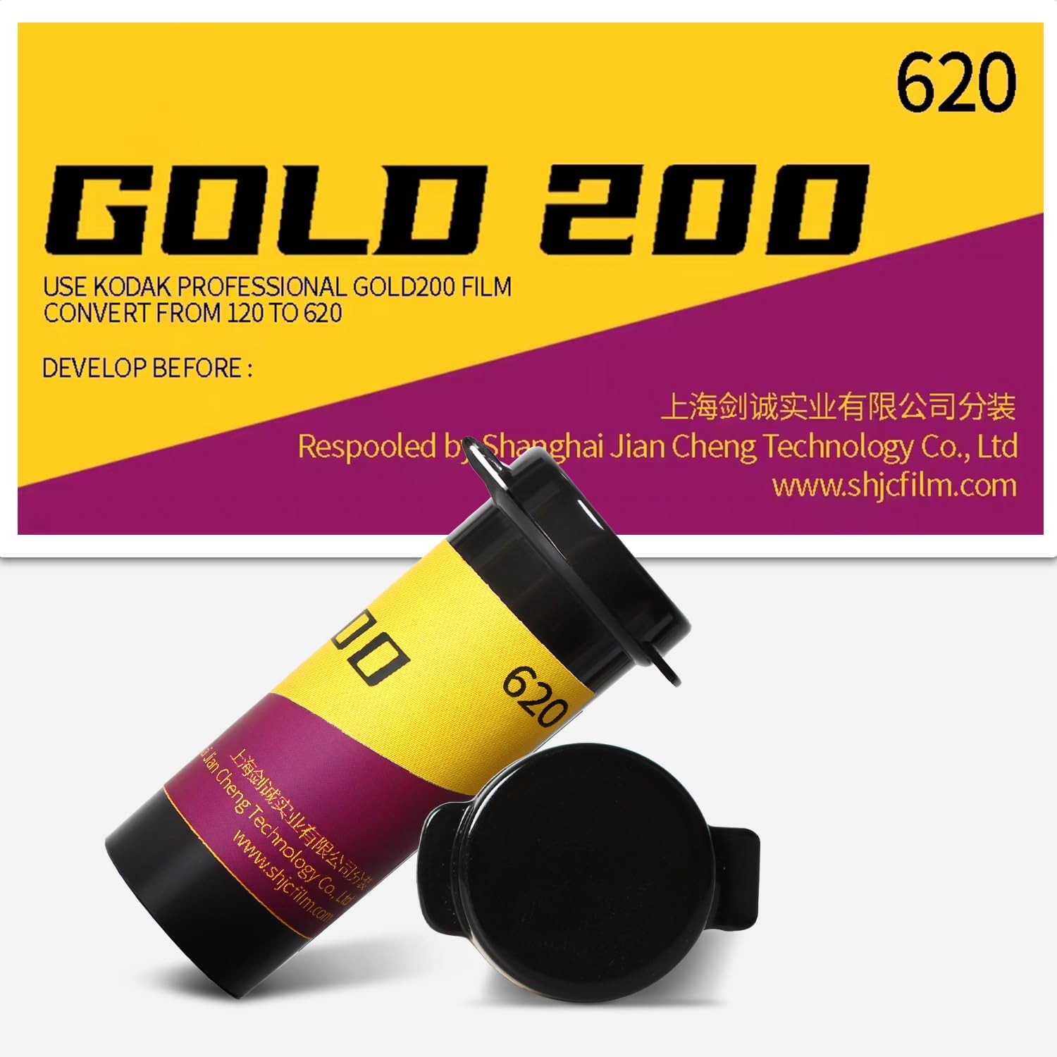 620 Roll Film ISO 200 Professional Gold 200 Color Negative Film 01-2026 Qty: …