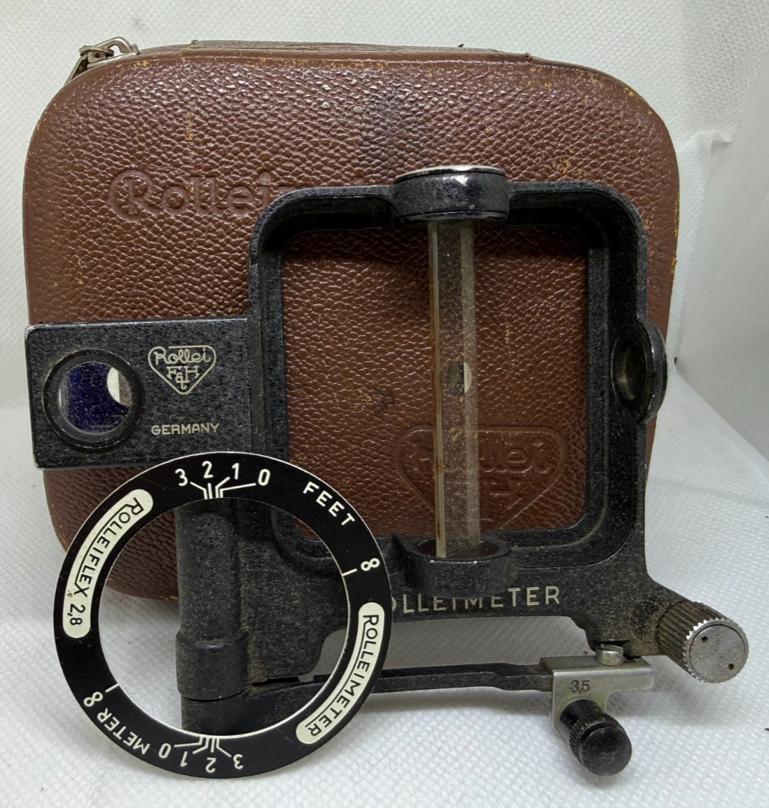Rollei Rolleimeter Rangefinder for Rolleiflex 3.5 w/ Case