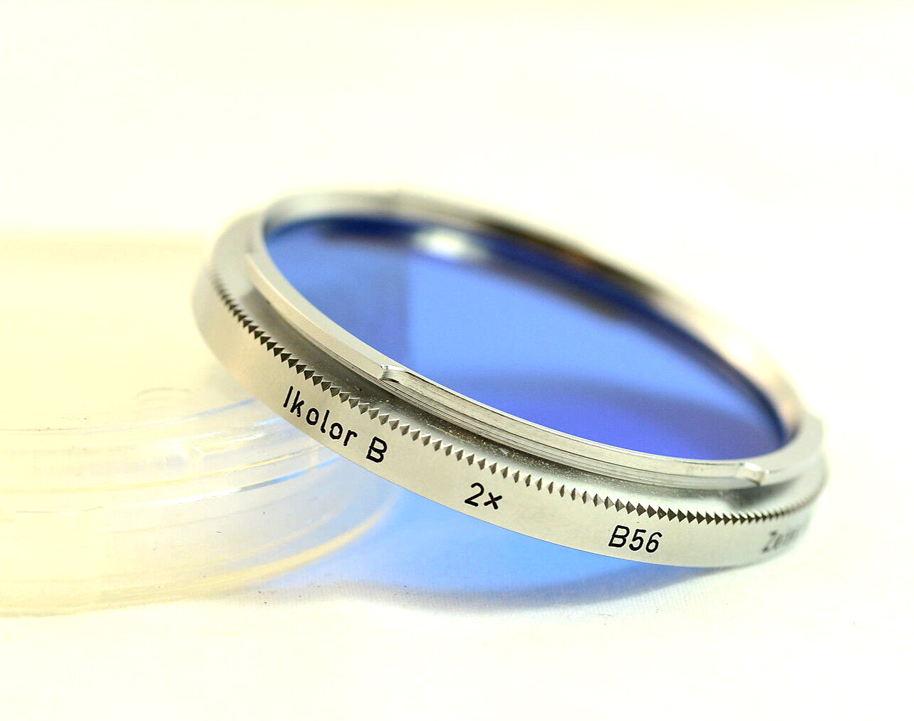 VINTAGE ZEISS IKON IKOLOR B 2X BLUE B56 314 CAMERA LENS FILTER (MINT)