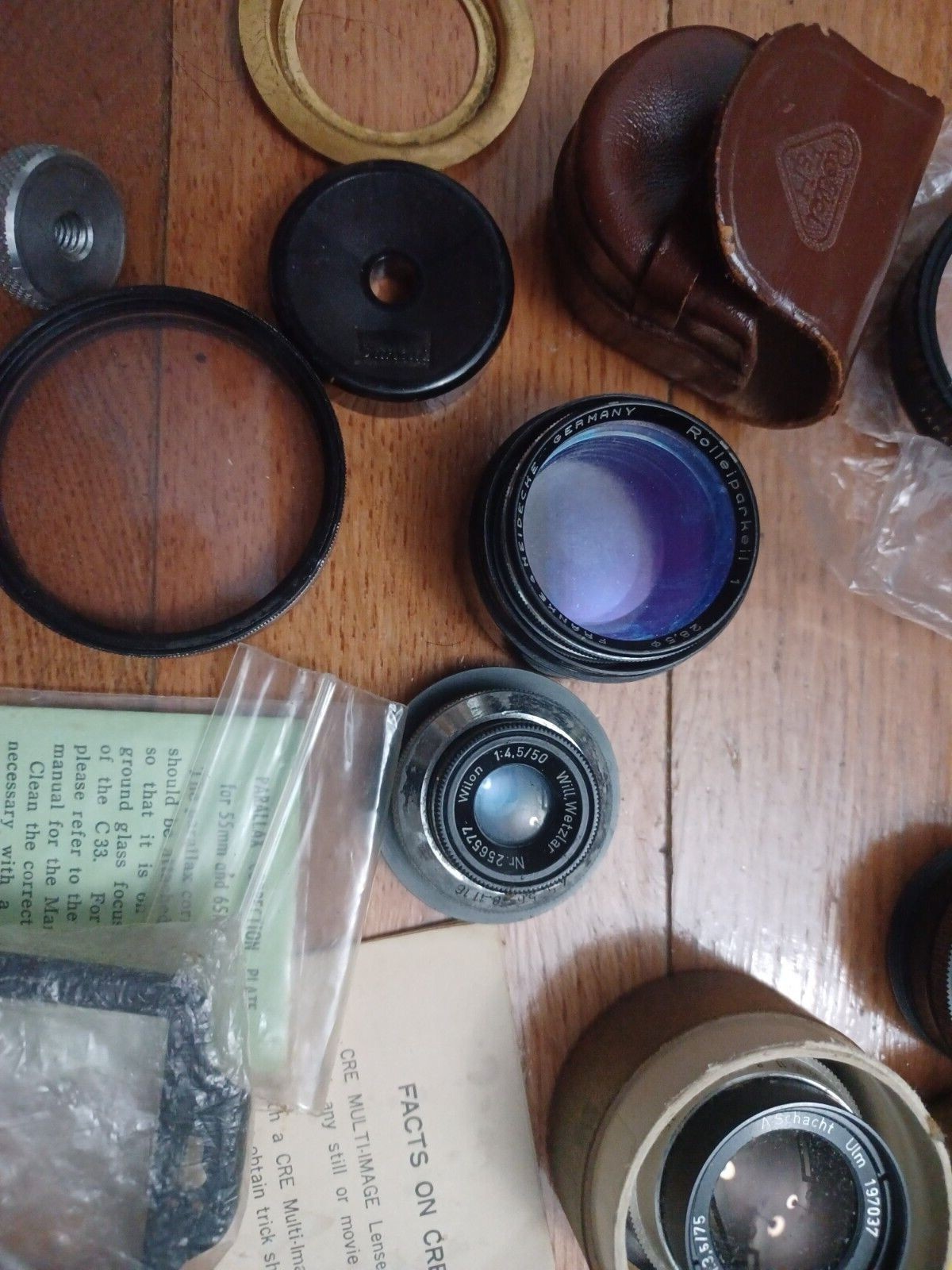vintage camera accessories lot READ DETAILS