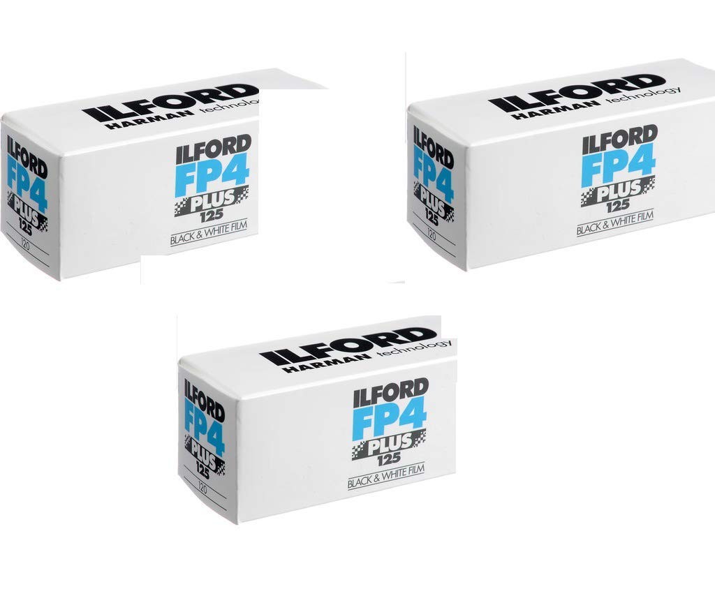 3 X FP4 Plus, Black and White Print Film, 120 (6 cm), ISO 125 (1678169)