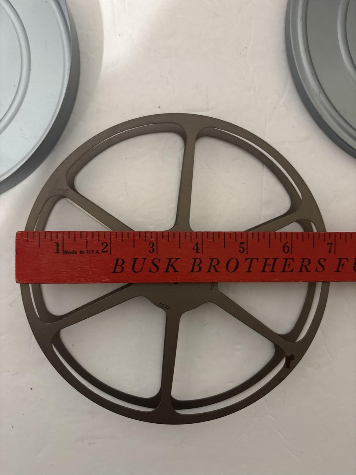 VTG 7” Film Reel & Metal Case – Empty Reel – Klaus Camera Shop