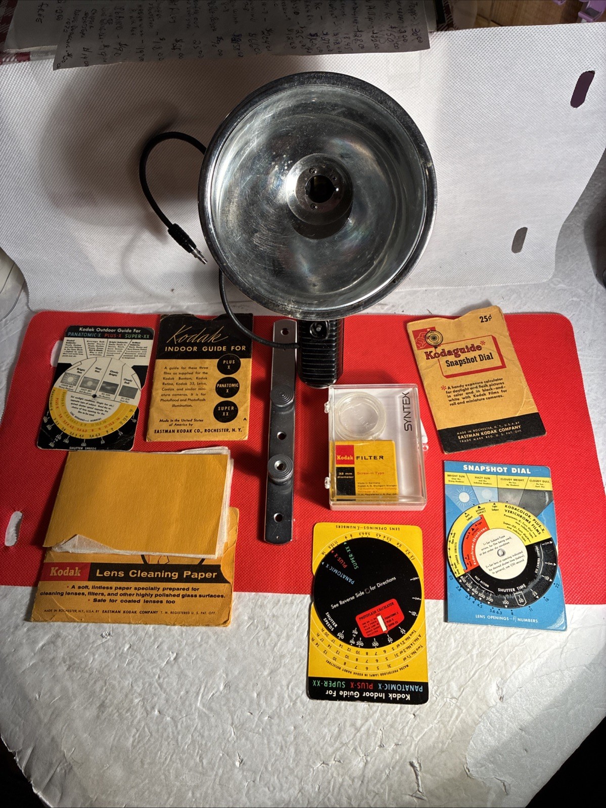 Vintage Kodak Standard Flasholder With Original Box. With Accessories No. 92F