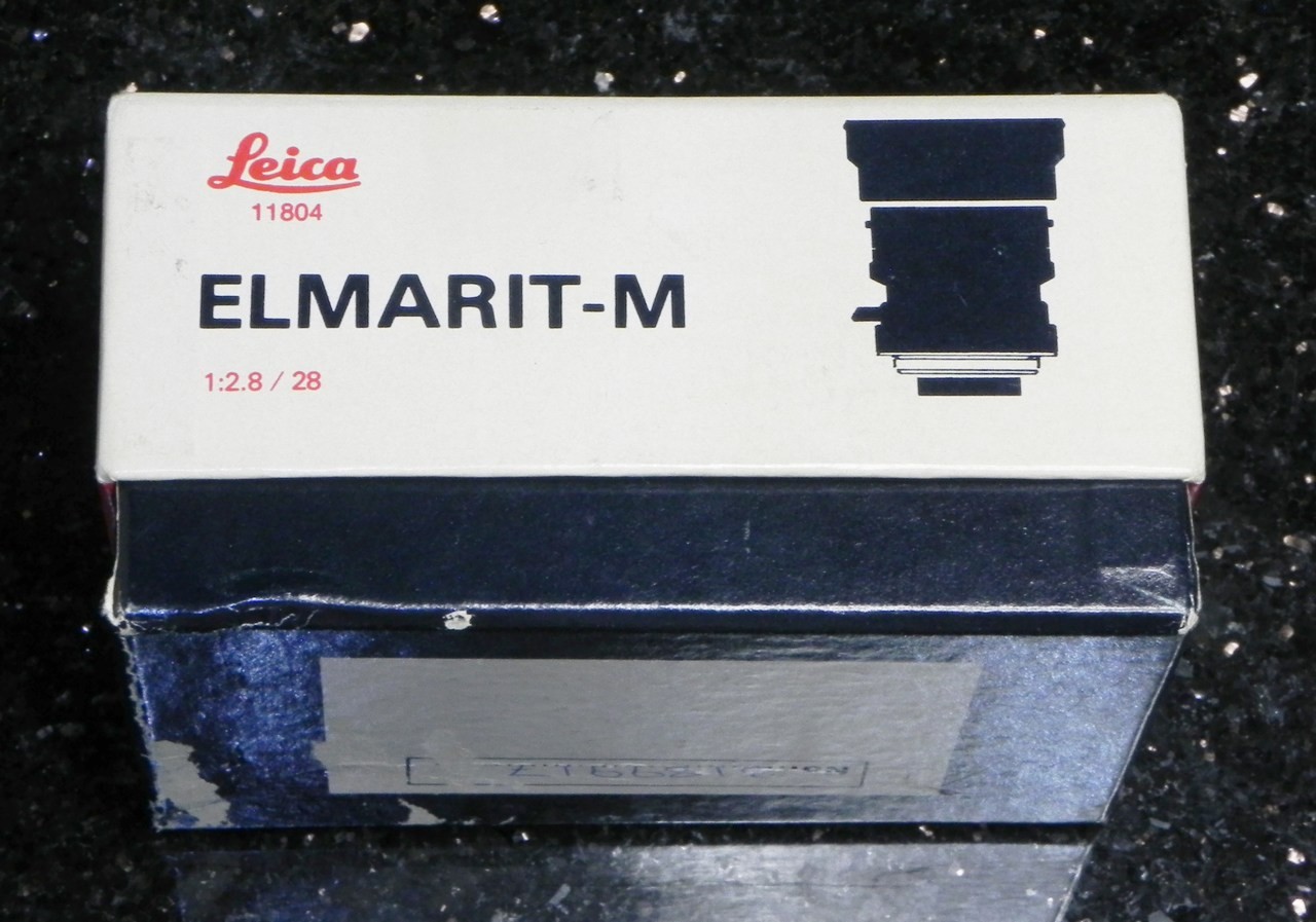 Leica Box for M 28mm f2.8 Elmarit #3189917