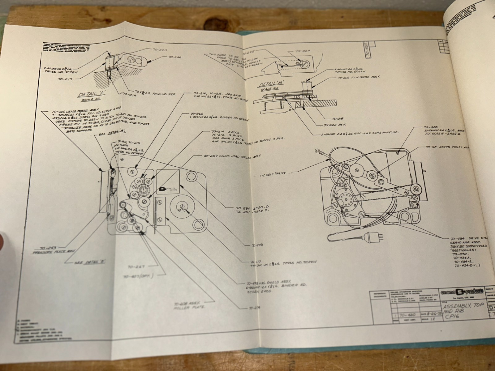 Vintage Bolex Paillard Movie Animation Rig & Premier Titler Manual 1950’s