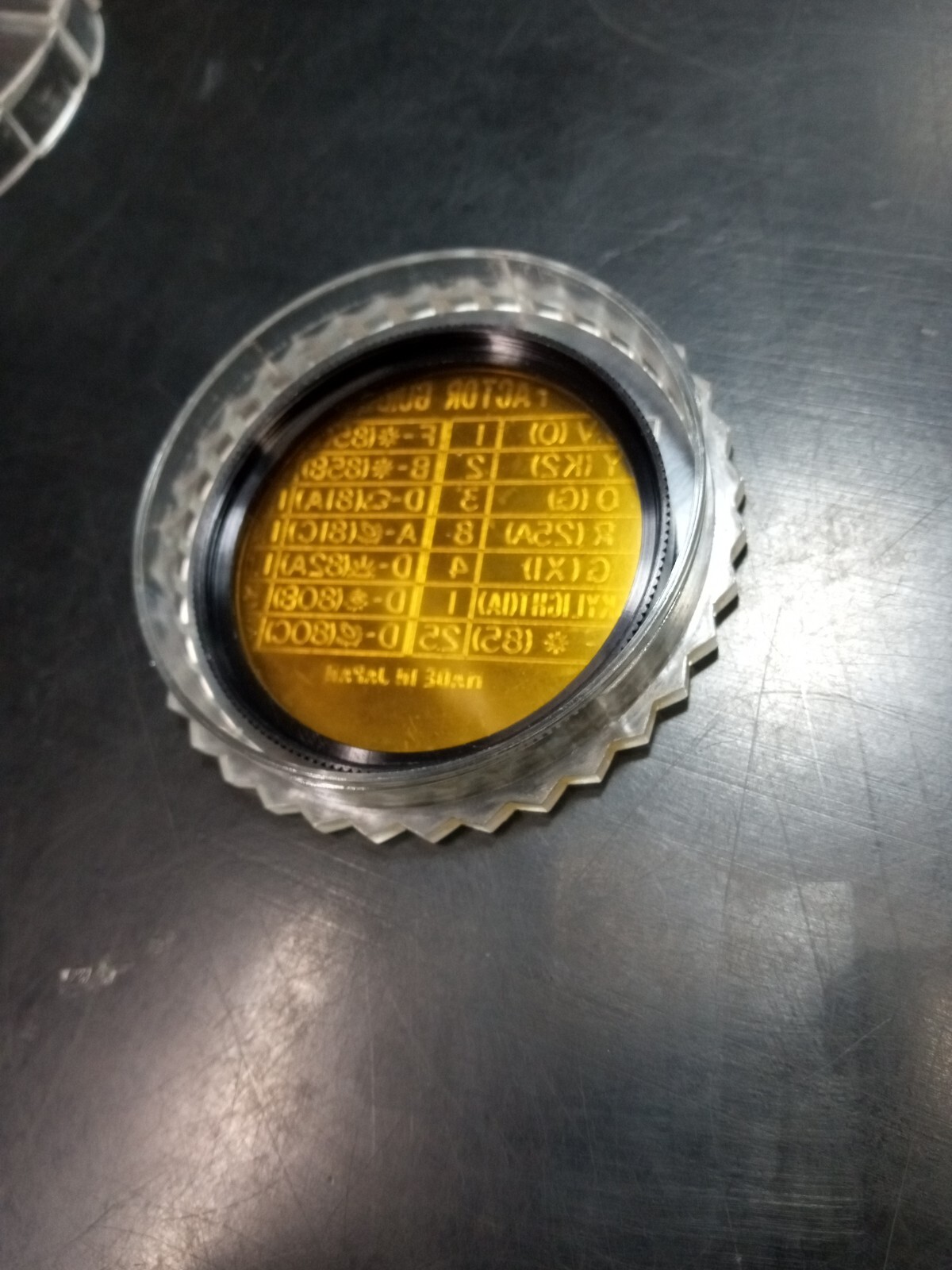 HOYA tiffan CROSS SCREEN LENS 52mm 12 Yellow Made in USA w/ Factor Guide