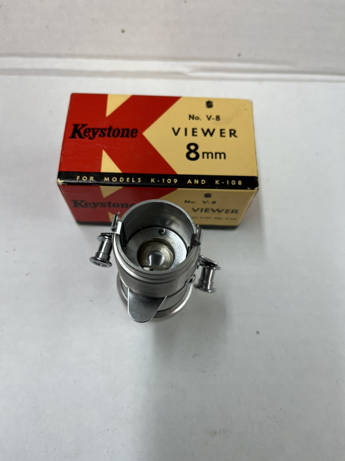 Vintage Keystone No. V-8 Viewer 8mm For Projector Models K-108 K-109