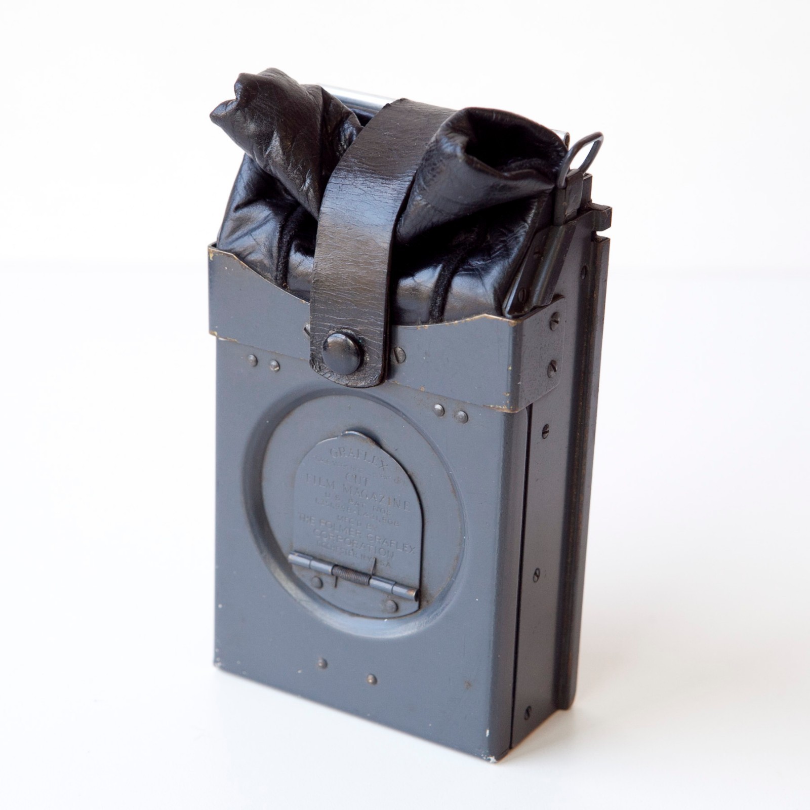 GRAFLEX 2-1/4 X 3-1/4 CUT FILM MAGAZINE “Bag Mag”w/ 12 Septums for early Graflex