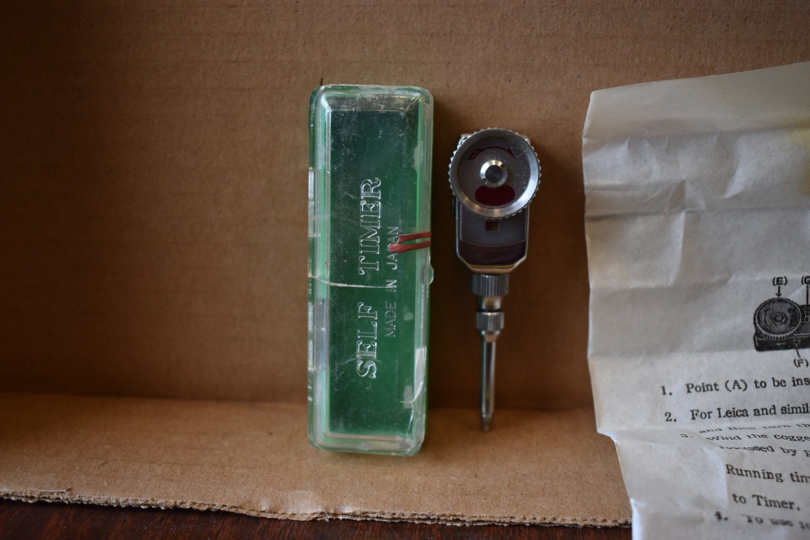 Vintage Camera/Shutter Self Timer Made in Japan 18 Second Count Works For Leica