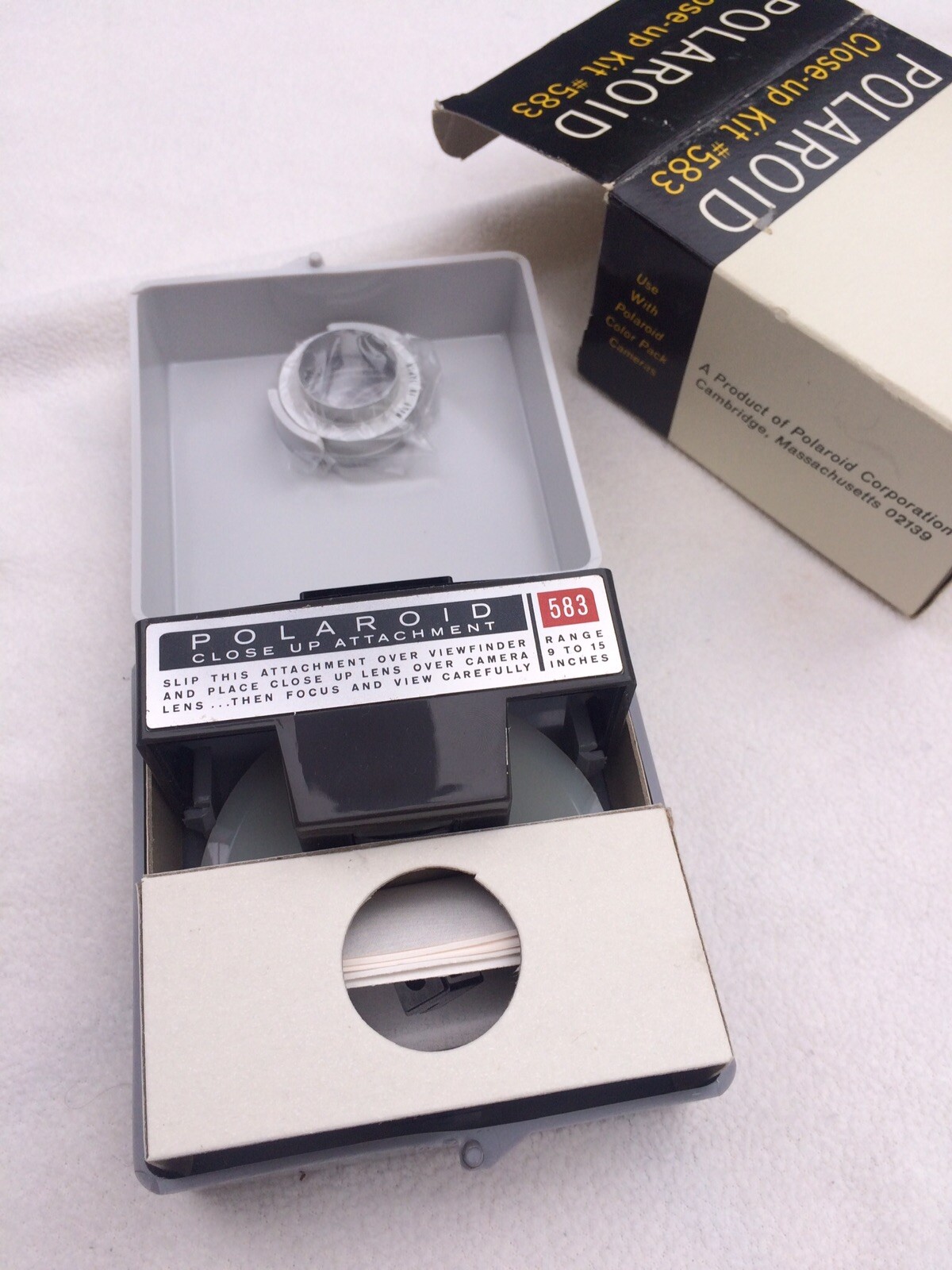 POLAROID CLOSE UP KIT 583 FOR LAND CAMERA IN ORIGINAL BOX